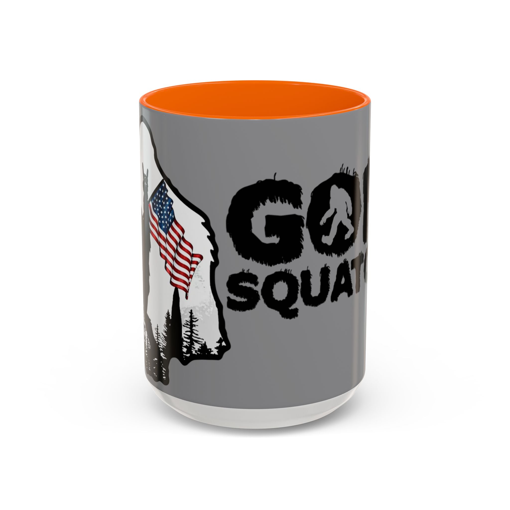Gone Squatchin Patriotic Bigfoot Mug | Accent Coffee Mug