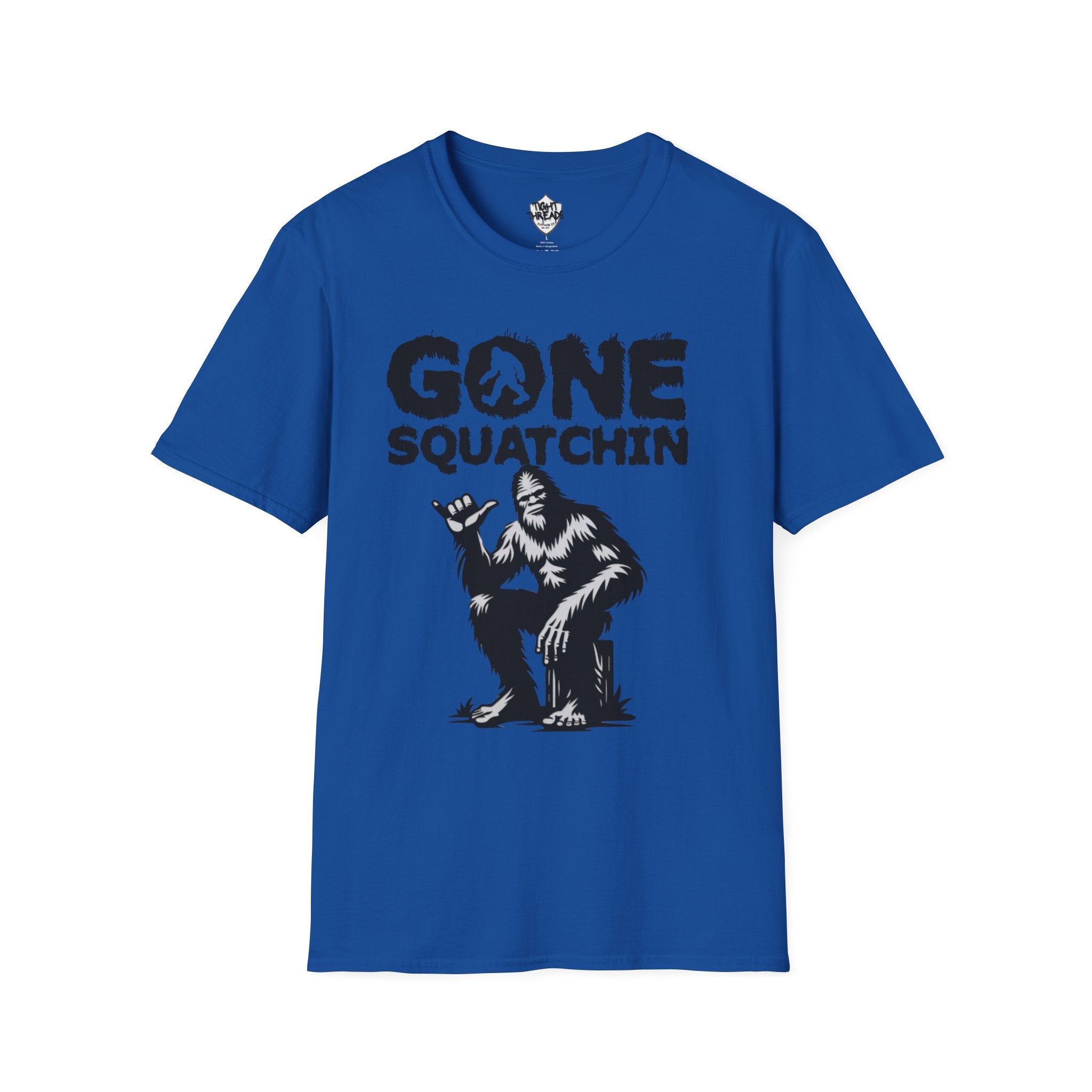 Gone Squatchin Bigfoot Graphic T-Shirt | Sasquatch Illustration