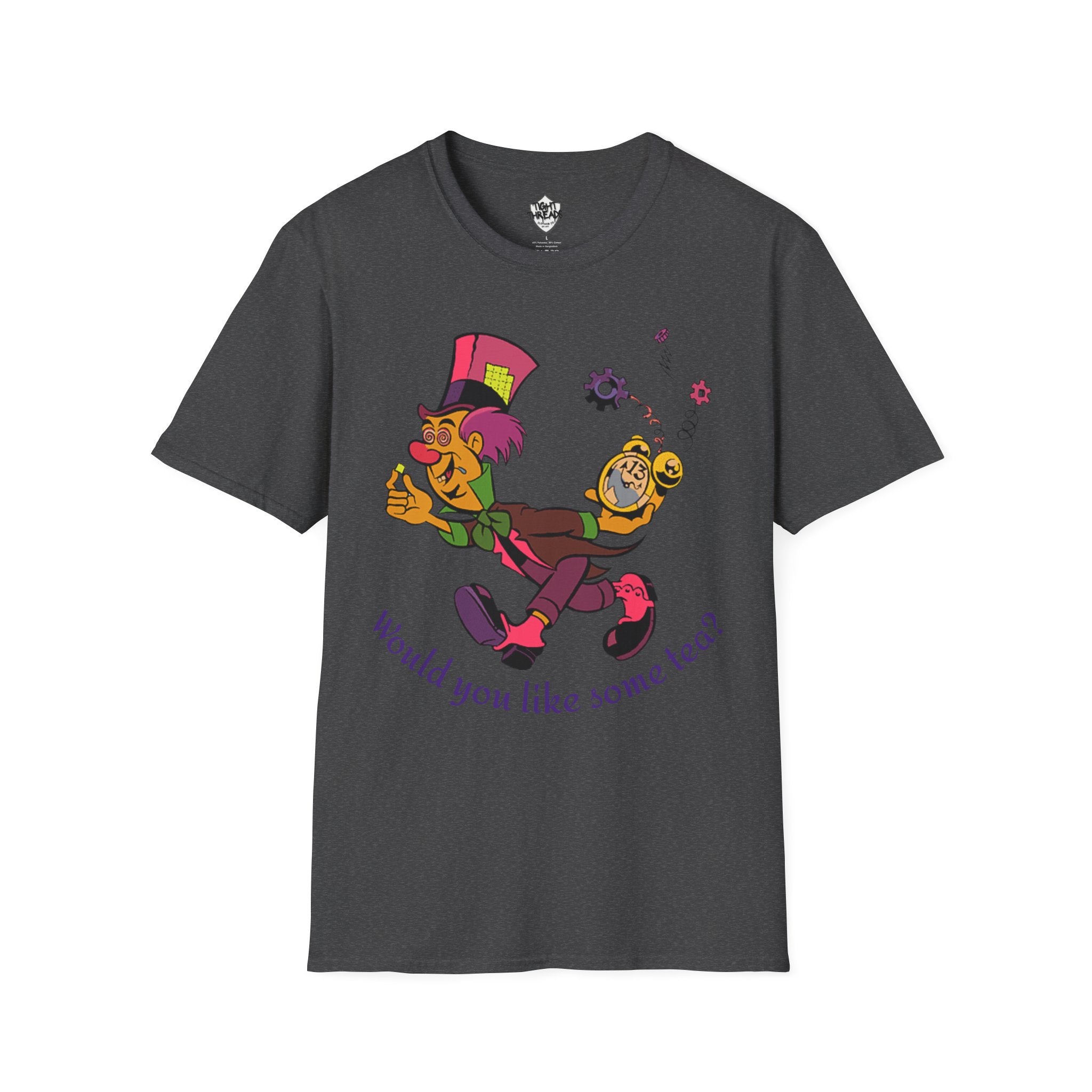 Mad Hatter Tea Party T-Shirt, Alice in Wonderland Shirt, Fun Unisex Tee, Playful Gift for Fans, Casual Wear