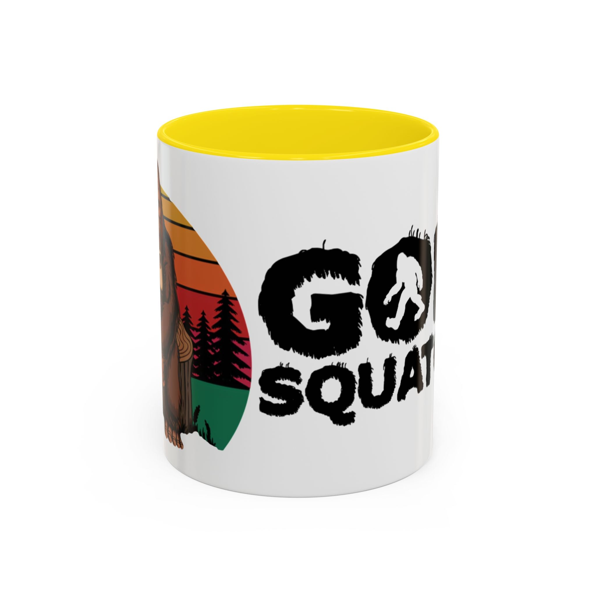 Gone Squatchin Bigfoot Coffee Mug | Accent 11oz 15oz