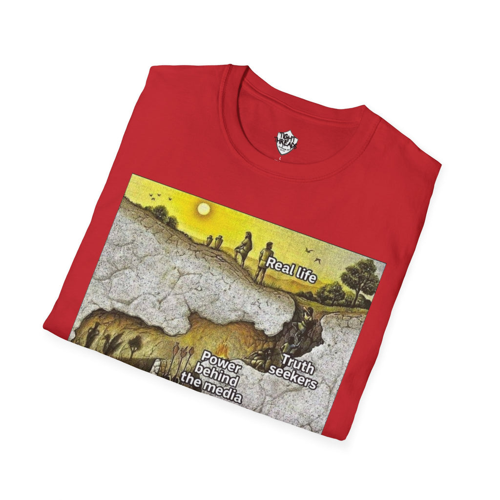 Plato's Cave T-Shirt - Comfortable, Motivational Apparel for Everyday Wear, Unique Gift Idea for Friends and Family, Positive [...]