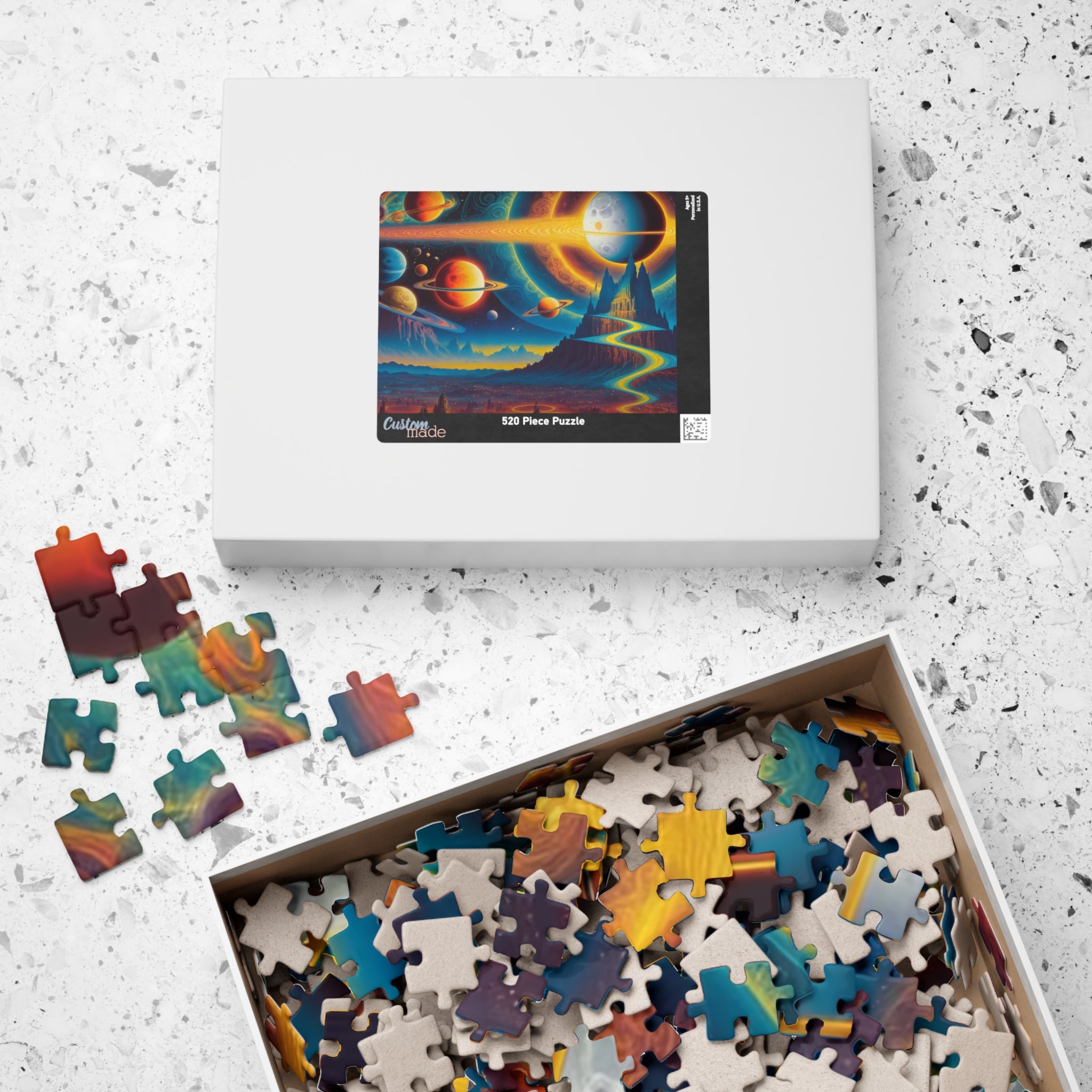 Cosmic Planetary Landscape Puzzle | Jigsaw Puzzle