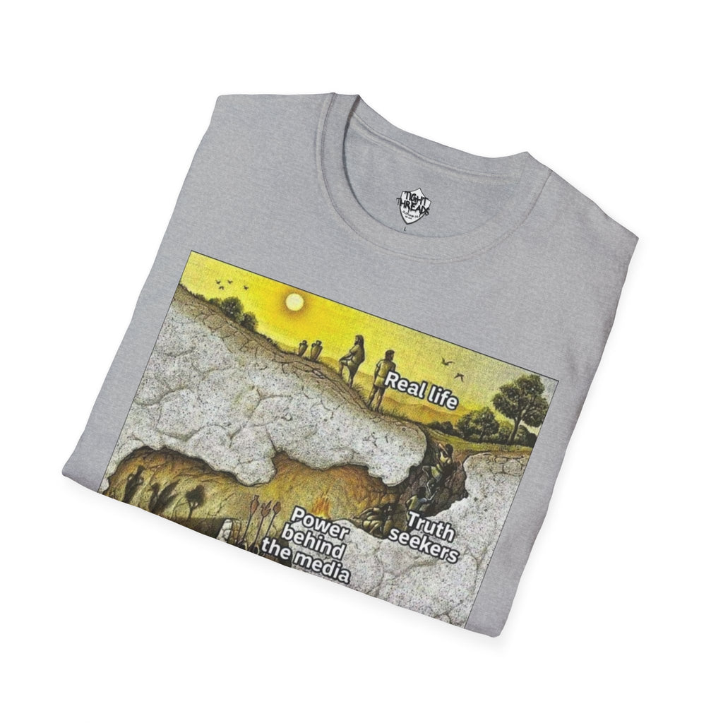 Plato's Cave T-Shirt - Comfortable, Motivational Apparel for Everyday Wear, Unique Gift Idea for Friends and Family, Positive [...]
