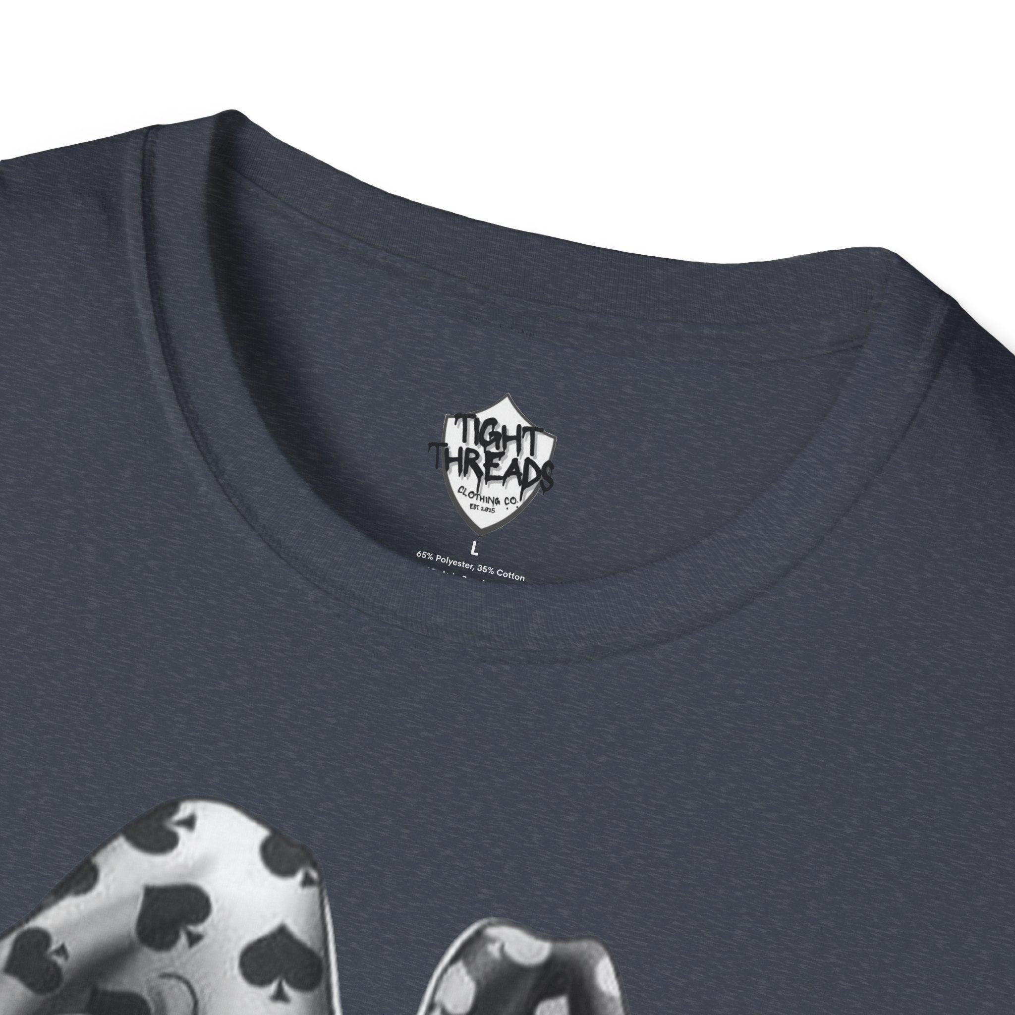 Skull Jester Tee - Unisex Softstyle T-Shirt, Halloween Costume Tee, Graphic Tee, Funny Shirt, Unique Gift for Him/Her