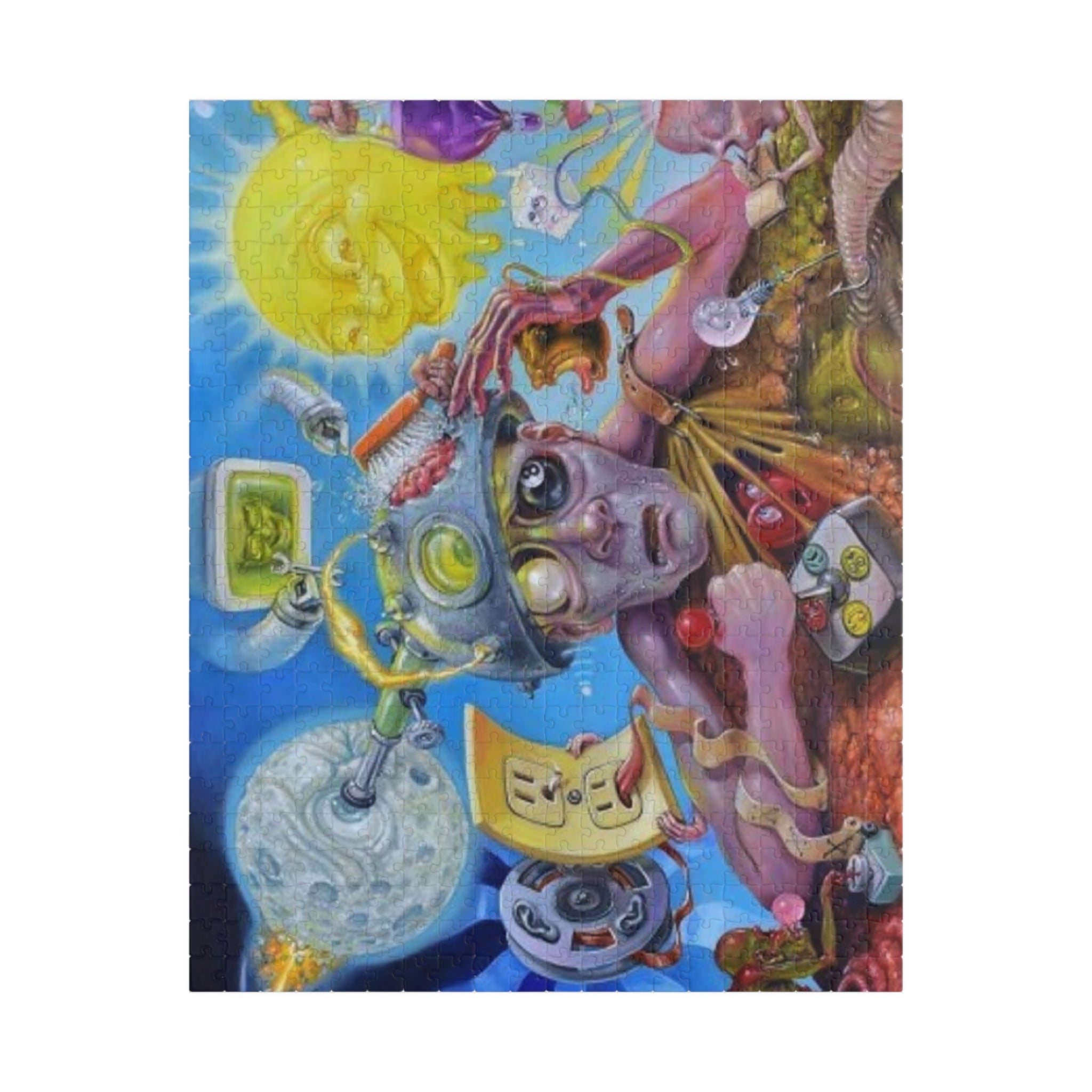 Surreal Cosmic Collage Puzzle 520-piece