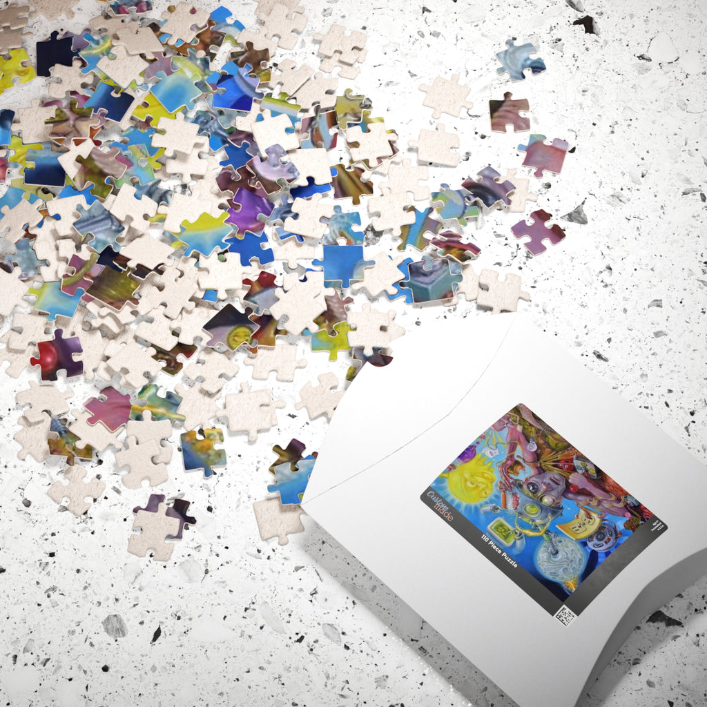 Surreal Cosmic Collage Puzzle 520-piece