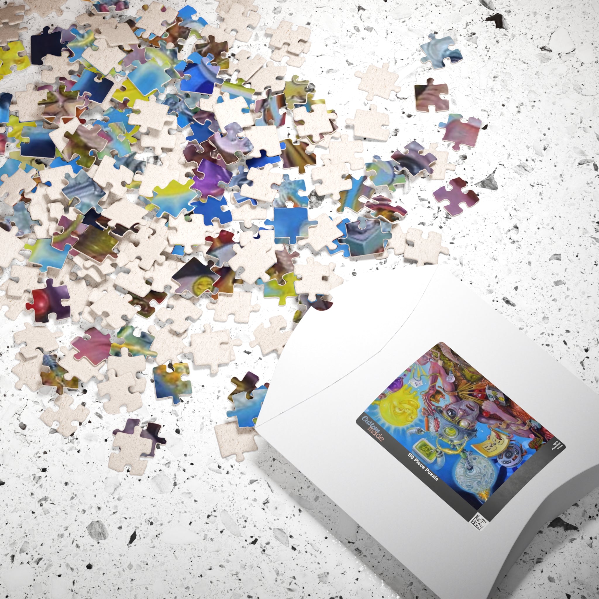 Surreal Cosmic Collage Puzzle 520-piece
