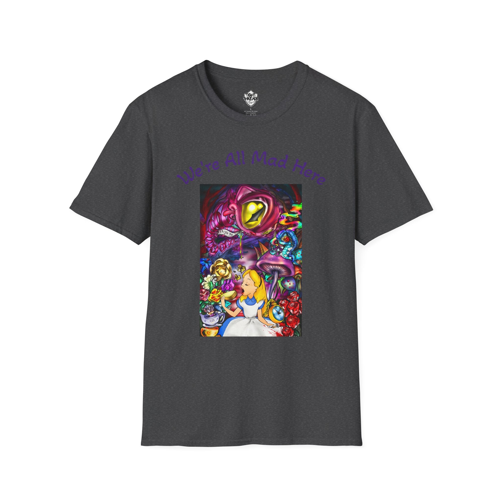 Alice in Wonderland T-Shirt, Funny Tee, Gifts for Book Lovers, Quirky Apparel