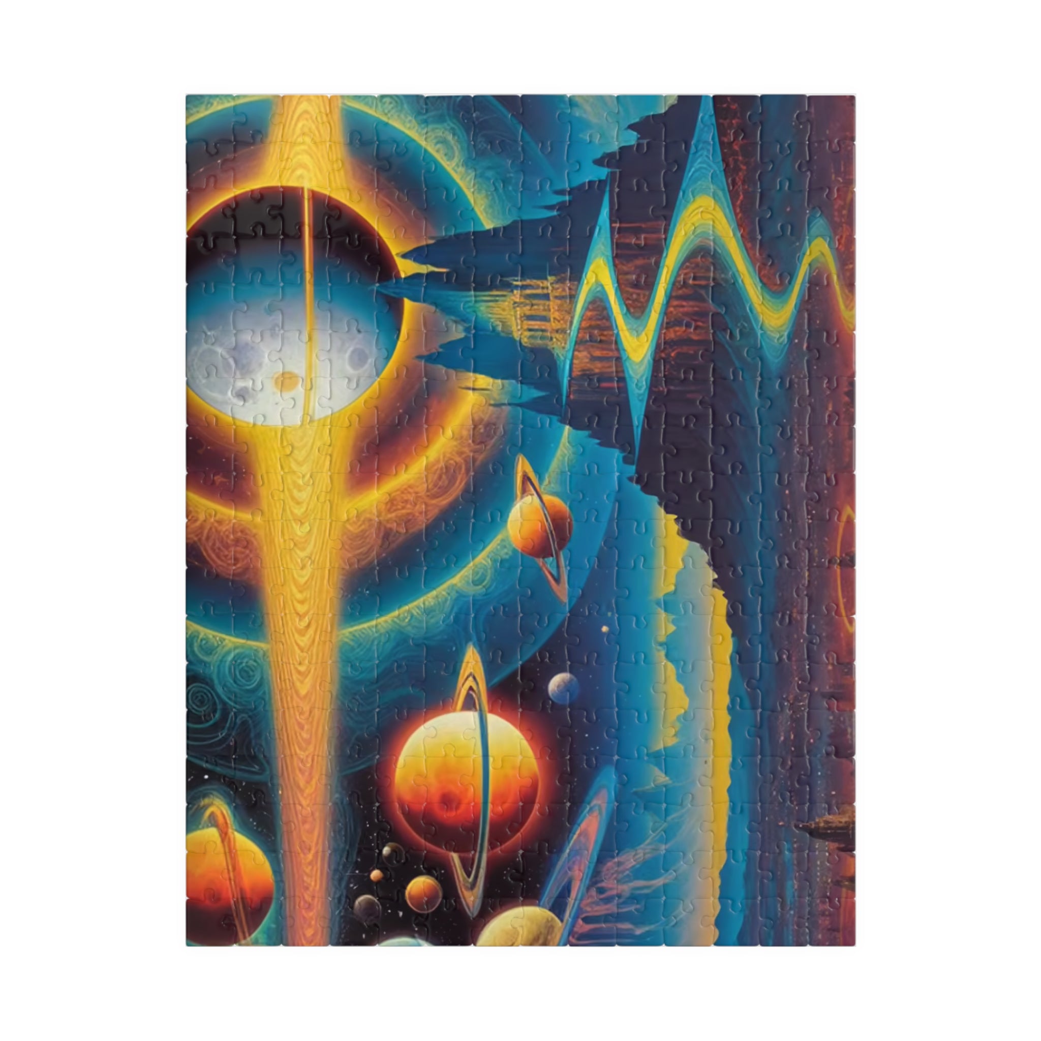 Cosmic Planetary Landscape Puzzle | Jigsaw Puzzle