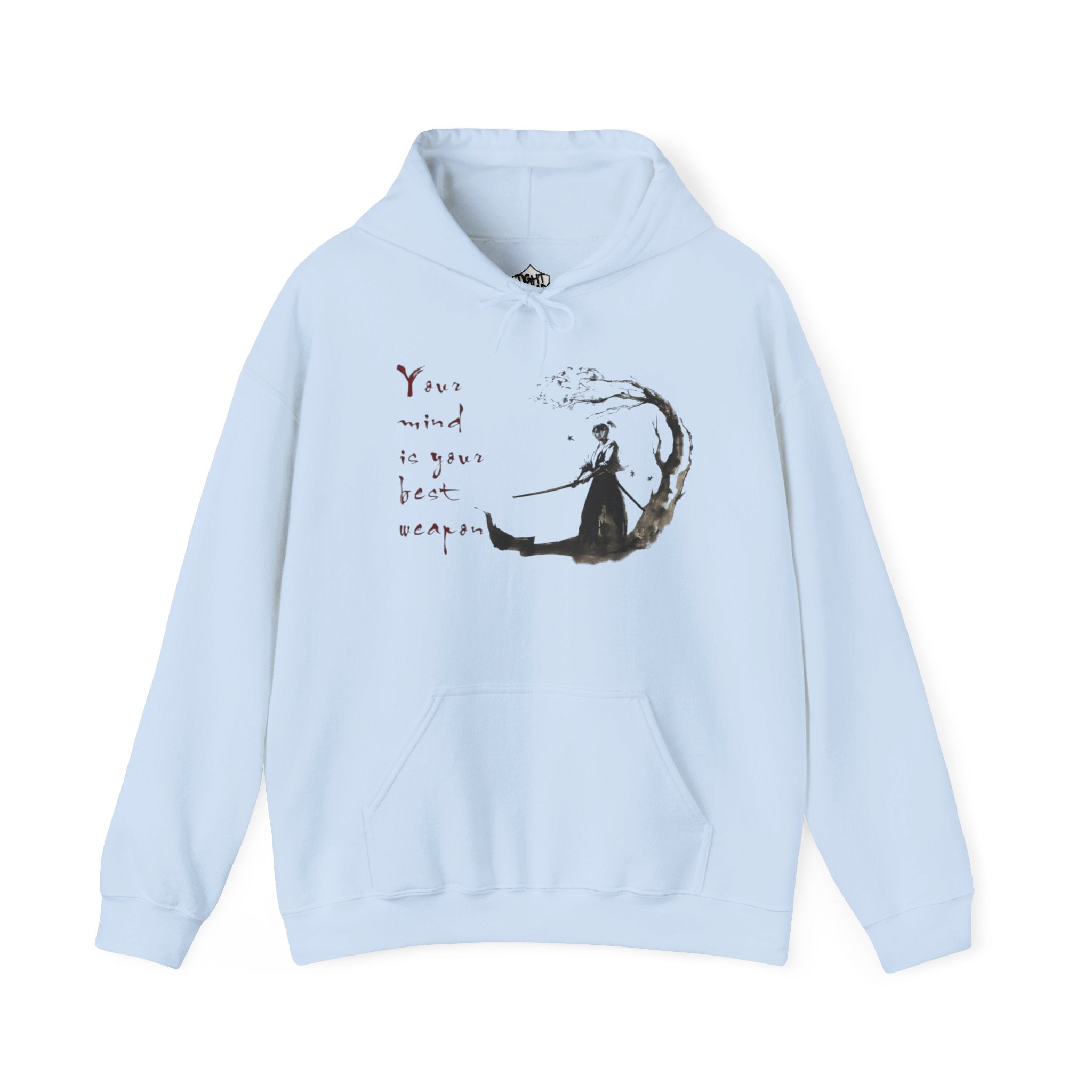 Dreamy Unisex Hoodie: 'Your Mind is Your Best Weapon', Cozy Layer for Relaxation, Perfect for Gifts, All Seasons, Adorned with Art, Unisex
