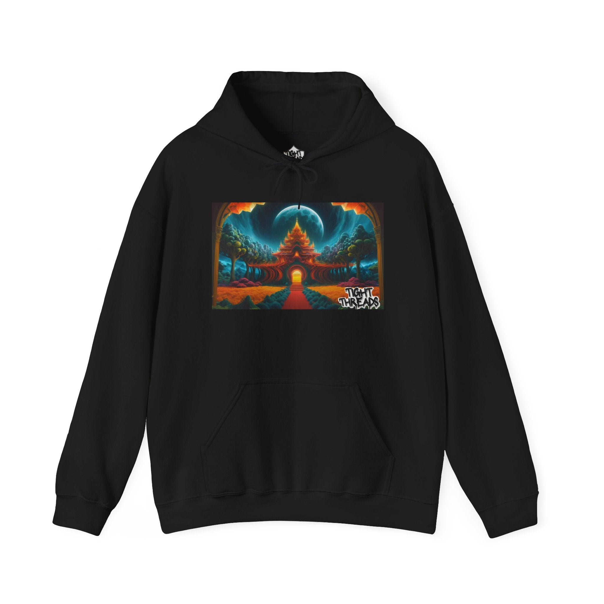 Vibrant Spiritual Art Hoodie, Cozy Sweatshirt for Meditation Lovers, Unisex Gift for Celebrations, Ideal for Chill Days, Unique Artwork