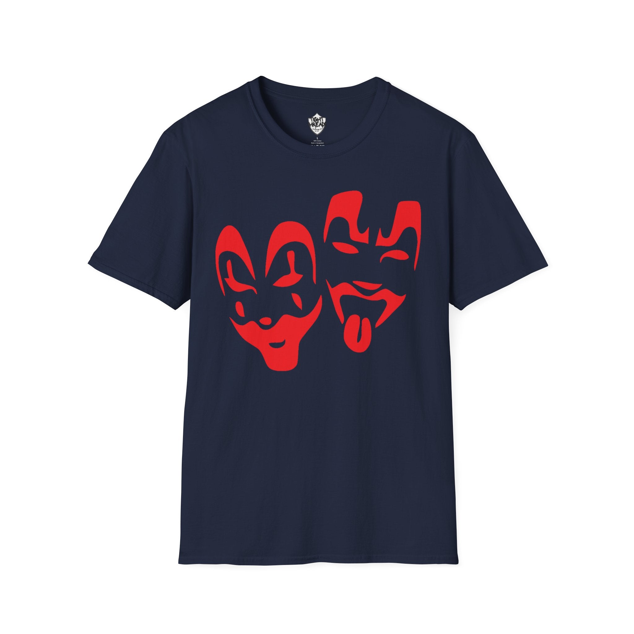 Red Juggalo Faces T-Shirt | Clown Theater Graphic