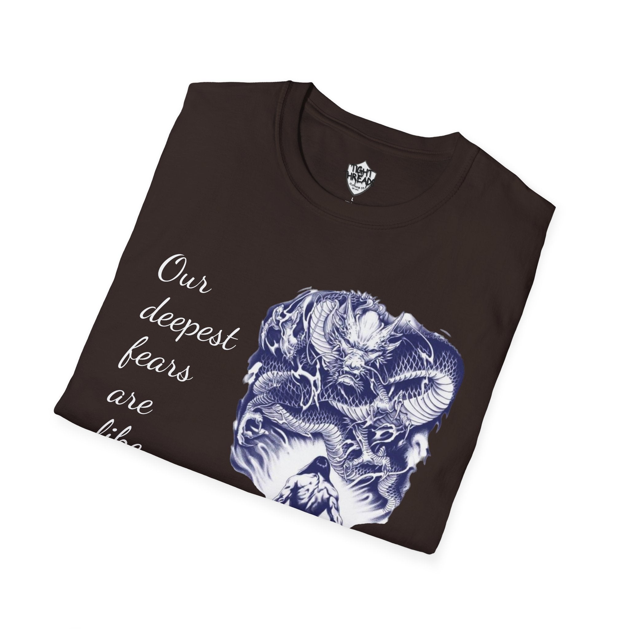 Unisex T-Shirt, Inner Alchemy, Dragon Quote Tee, Graphic Tee, Spiritual Shirt, Inspirational Clothing