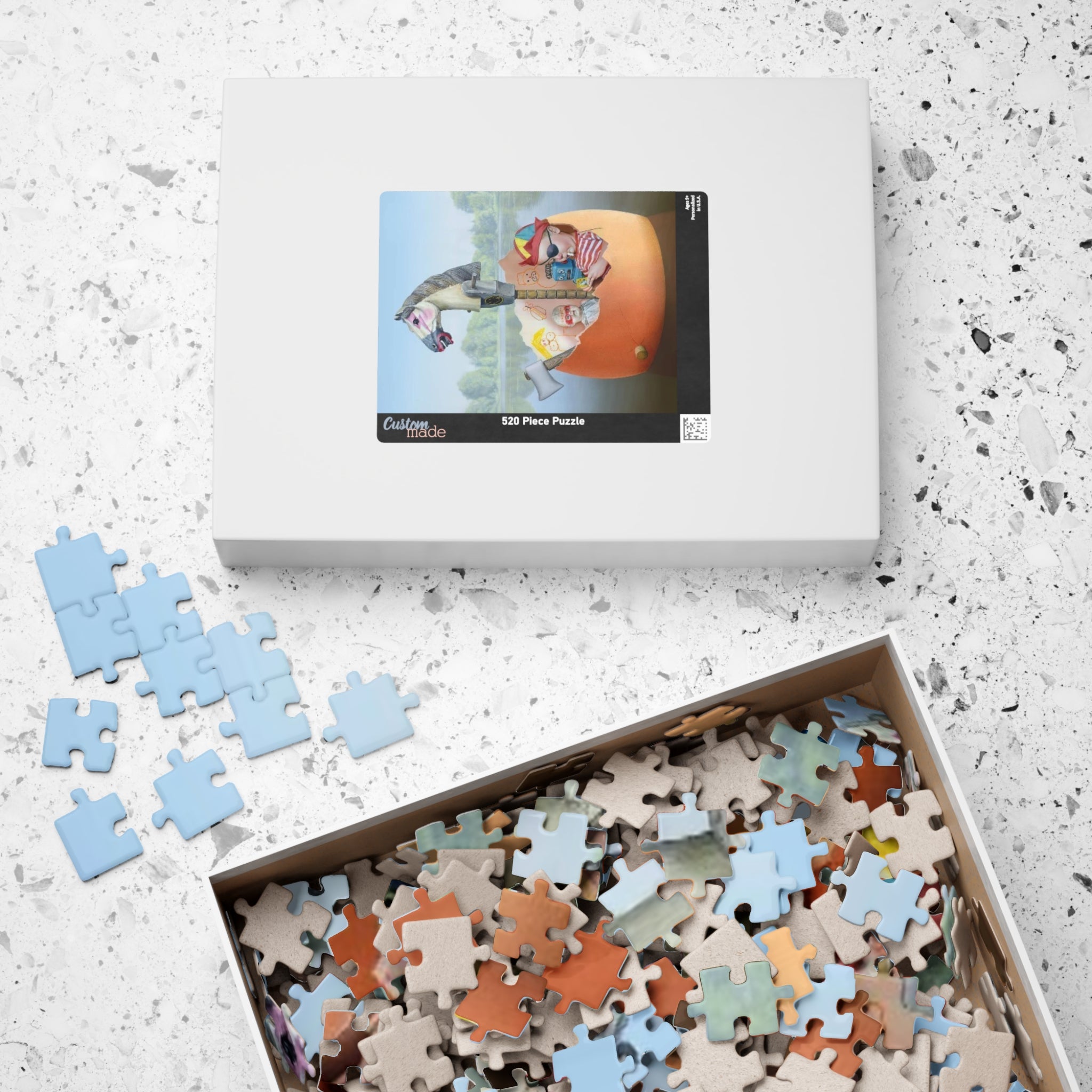 Little Adult in Egg puzzle | 520 or 1014 pc jigsaw