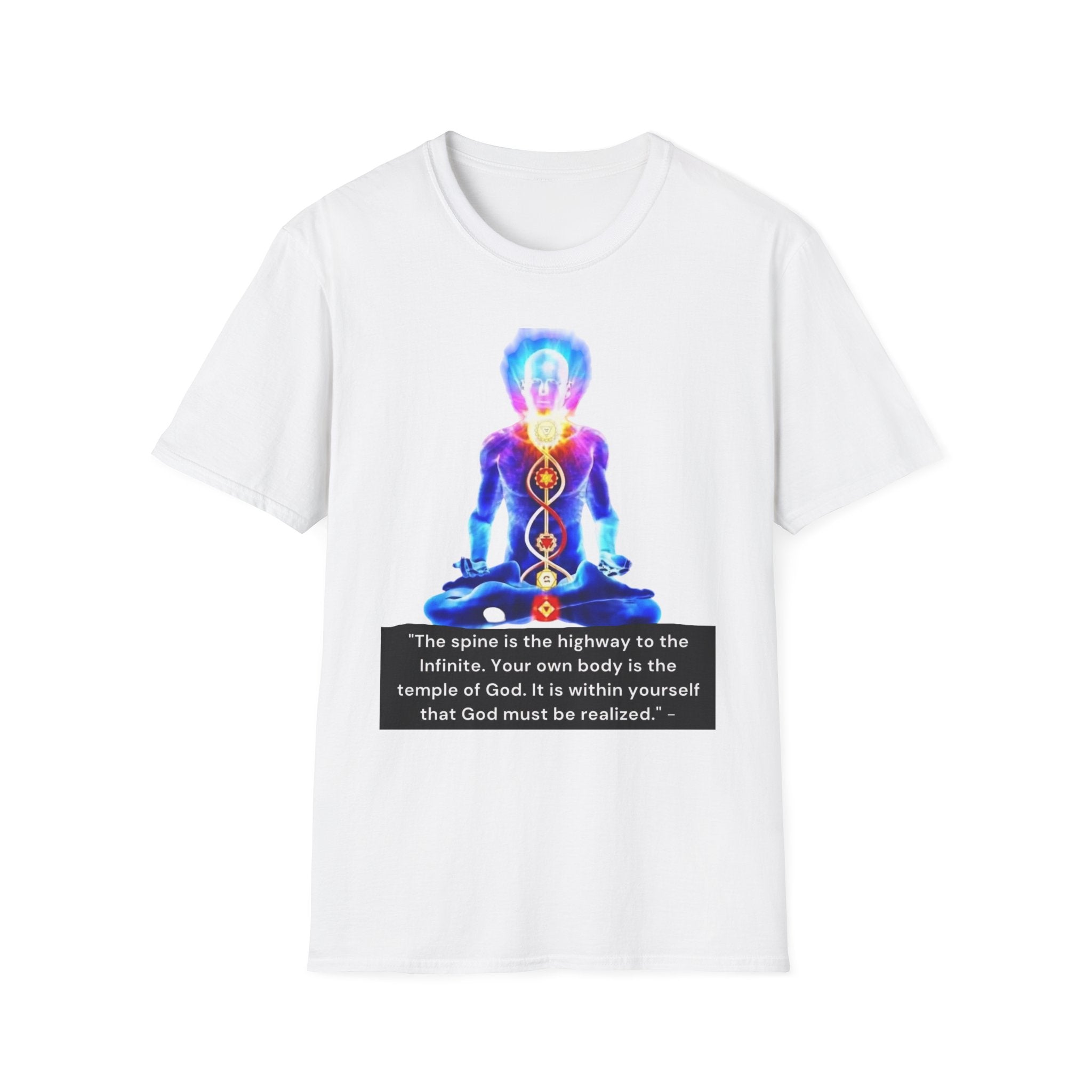 Meditation Inspired Unisex T-Shirt, Spiritual Apparel, Mindfulness Gift, Yoga Wear, Chakra Healing Top