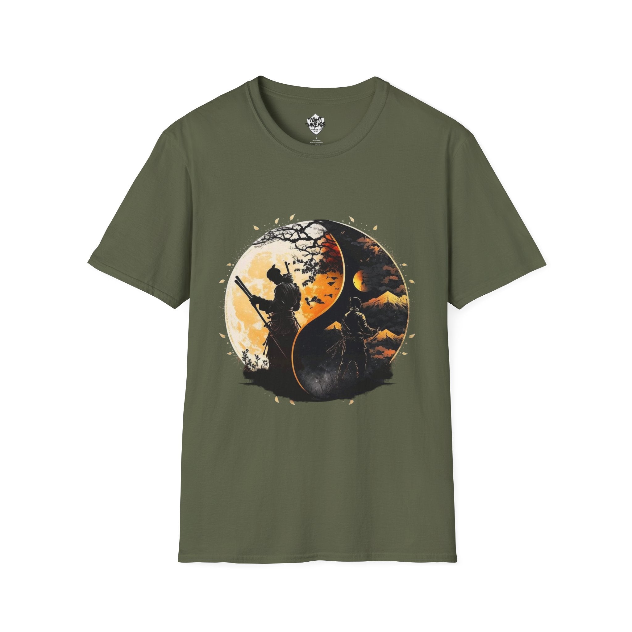 Sunset Warrior Unisex T-Shirt, Softstyle Tee, Graphic Tee, Casual Wear, Gift for Him/Her, Summer Fashion, Festival Top