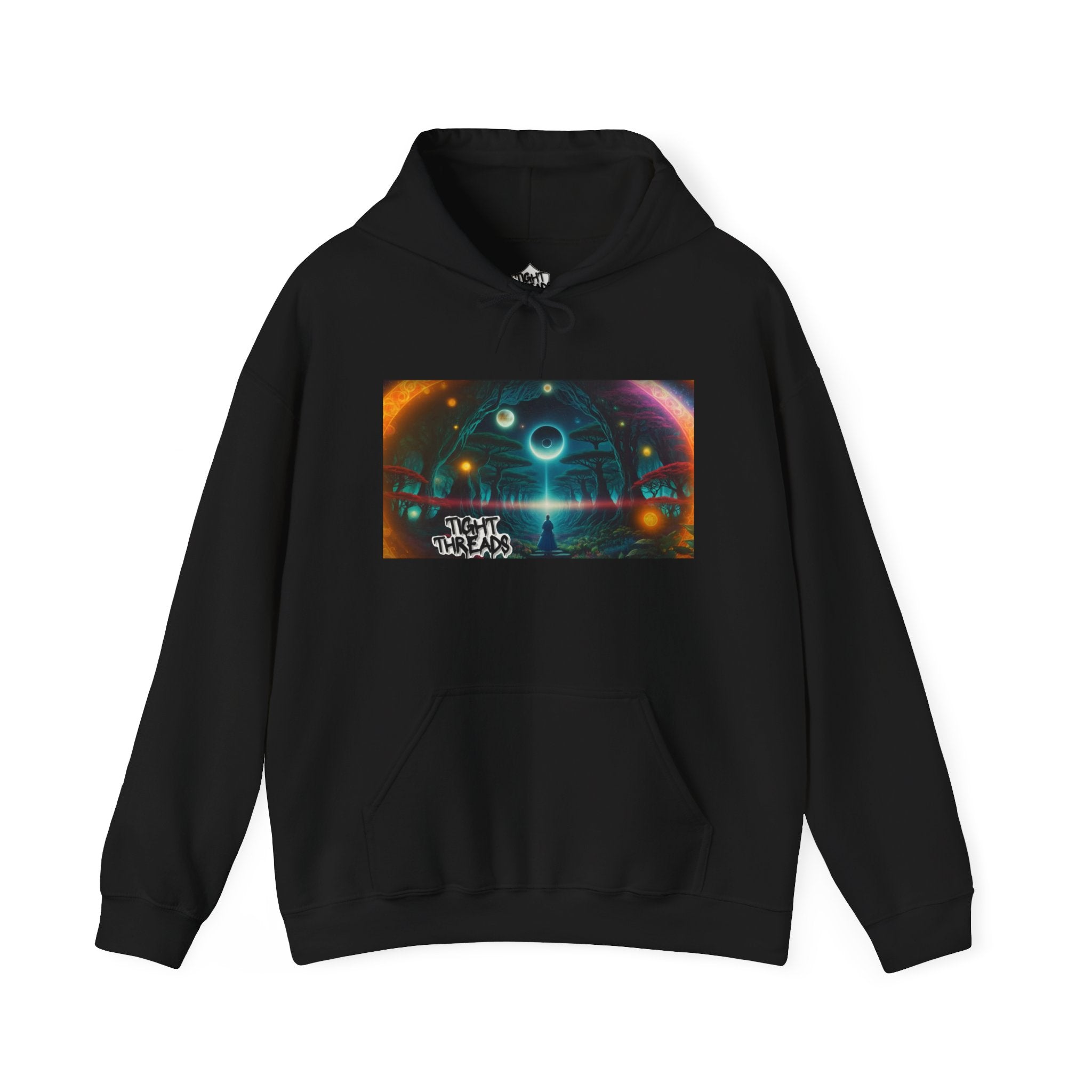 Galactic Dream Unisex Hooded Sweatshirt, Cosmic Art Hoodie, Stylish Casual Wear, Perfect for Sci-Fi Fans, Gift for Stargazers