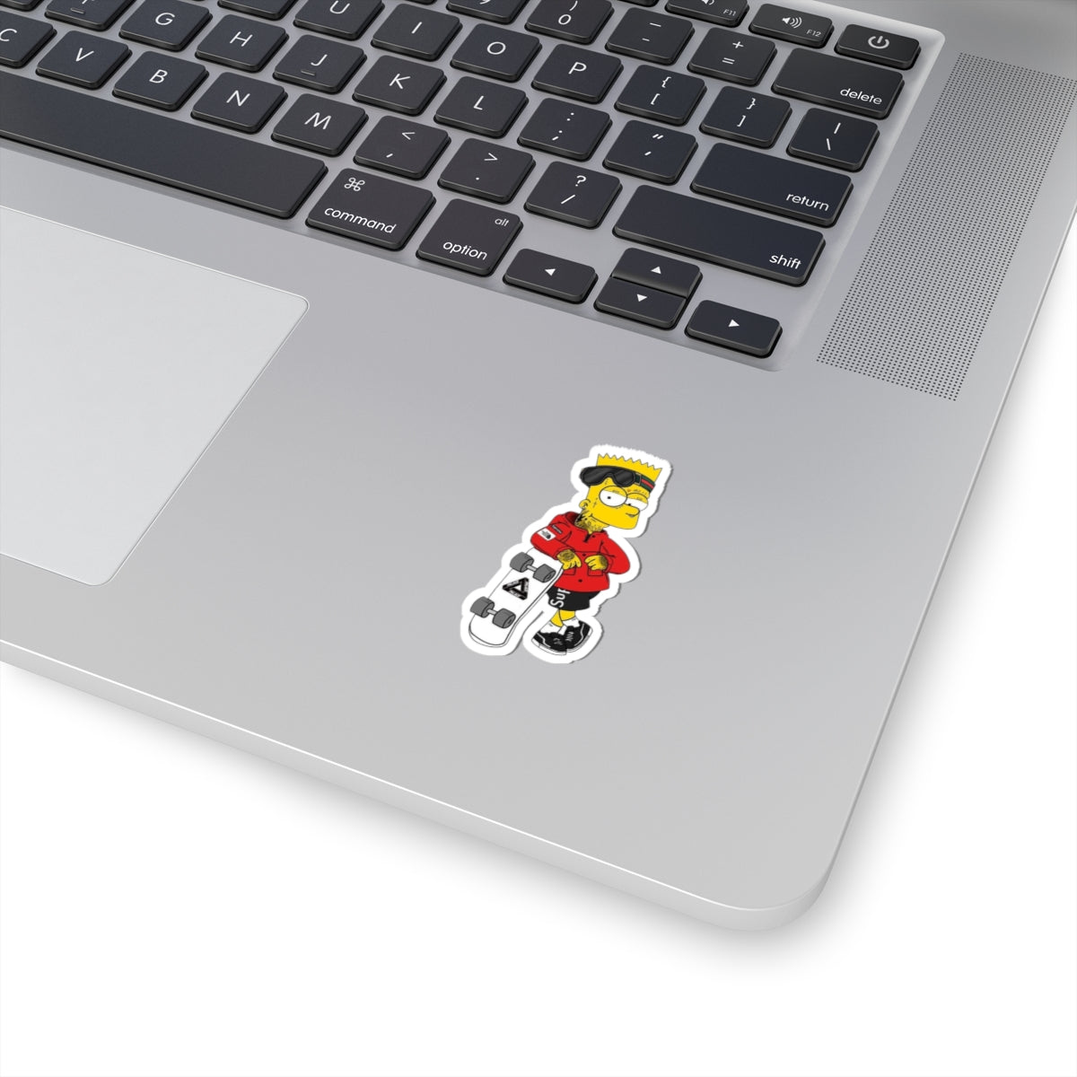 Skater Bart Simpson Character Sticker | Kiss-Cut Sticker