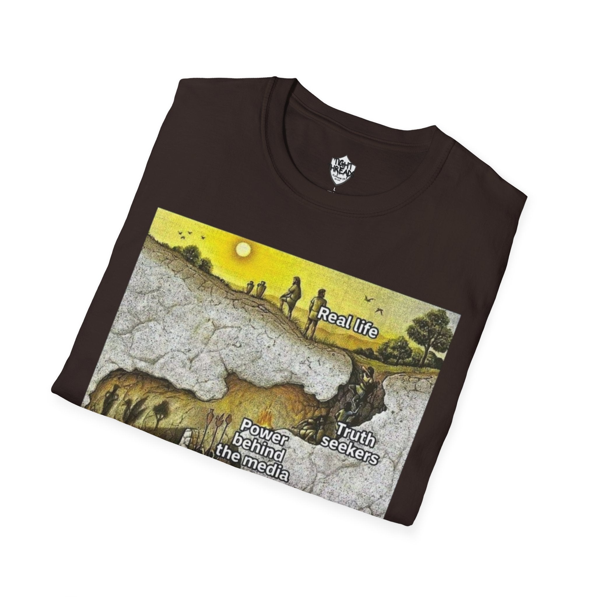 Plato's Cave T-Shirt - Comfortable, Motivational Apparel for Everyday Wear, Unique Gift Idea for Friends and Family, Positive [...]
