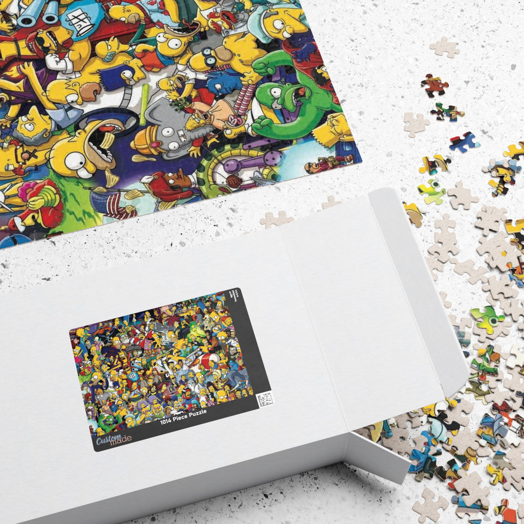 Simpsons Characters Collage Puzzle
