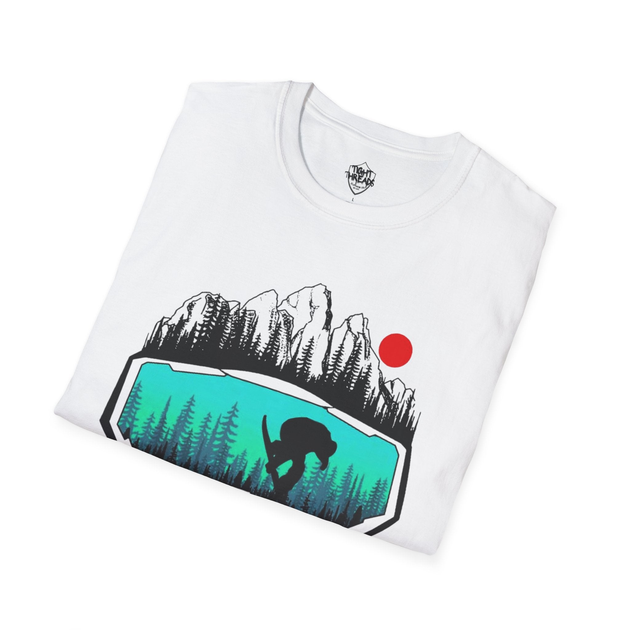 Snowboard Skull T-Shirt - Cool Adventure Graphic Tee for Outdoor Enthusiasts, Summer Festivals, Gift for Him/Her, Casual Wear, Nature tee