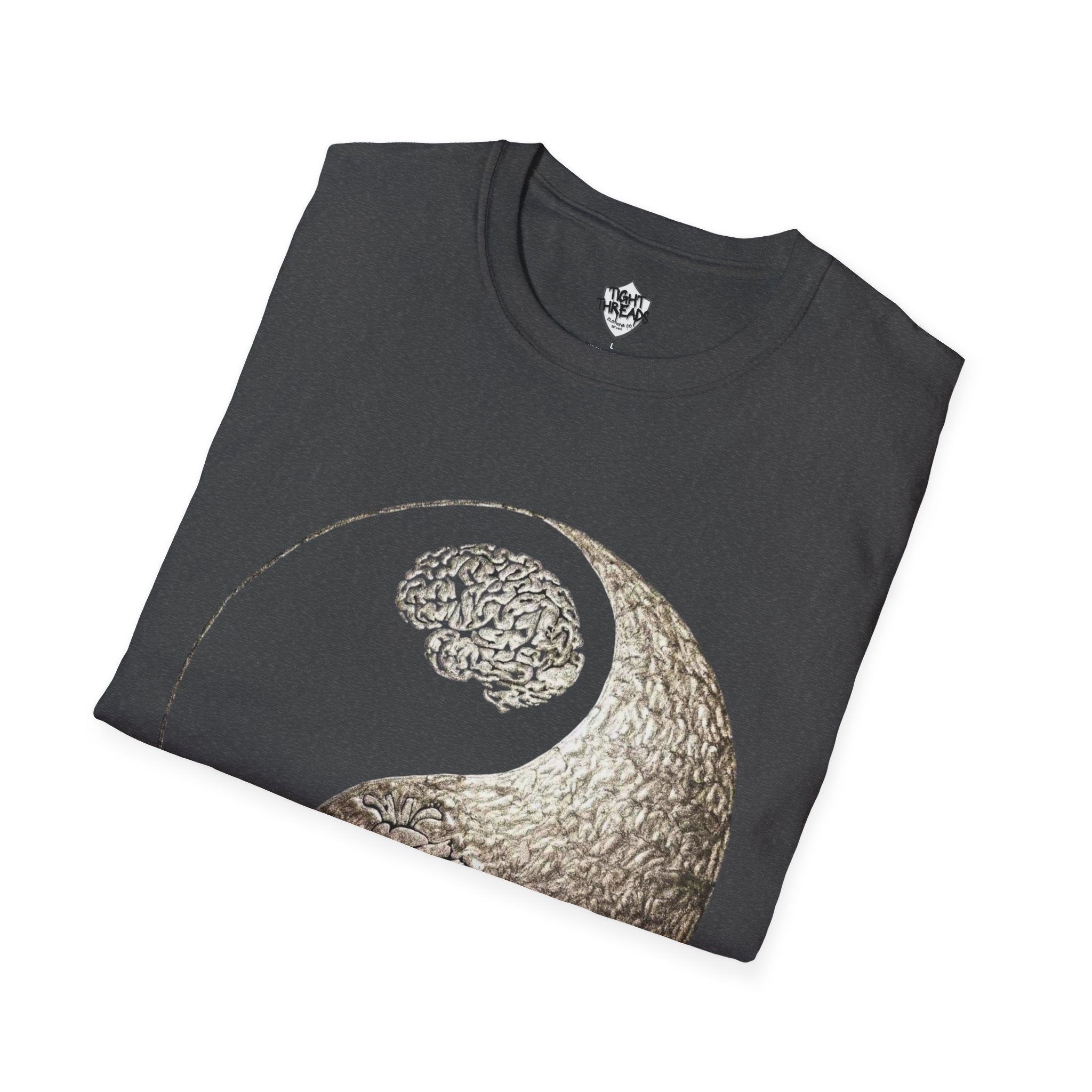 Yin Yang Mind over Matter Tee, Unisex T-Shirt for Mindfulness, Gift for Yoga Lovers, Boho Style, Casual Wear, Spiritual Design