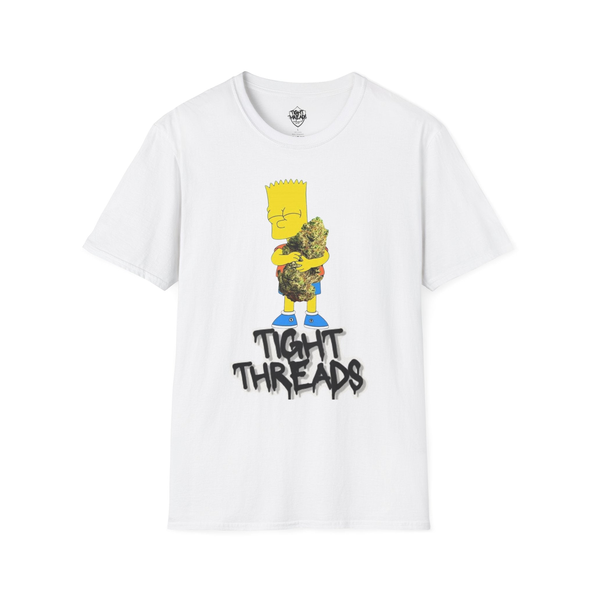 Bart Simpson and his Bud Graphic Tee, Casual Unisex T-Shirt for Everyday Wear, Perfect Gift for Fans, Outdoor Fun, Summer Style