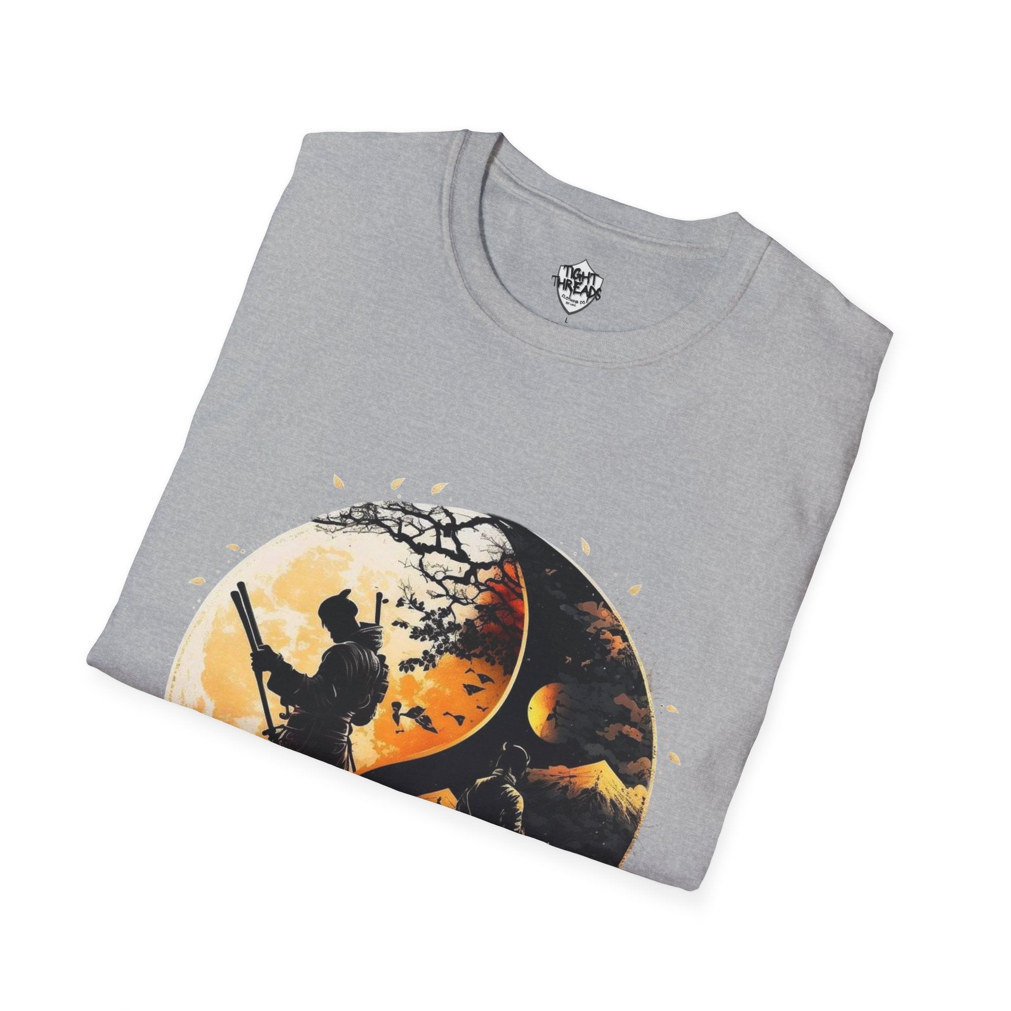 Sunset Warrior Unisex T-Shirt, Softstyle Tee, Graphic Tee, Casual Wear, Gift for Him/Her, Summer Fashion, Festival Top