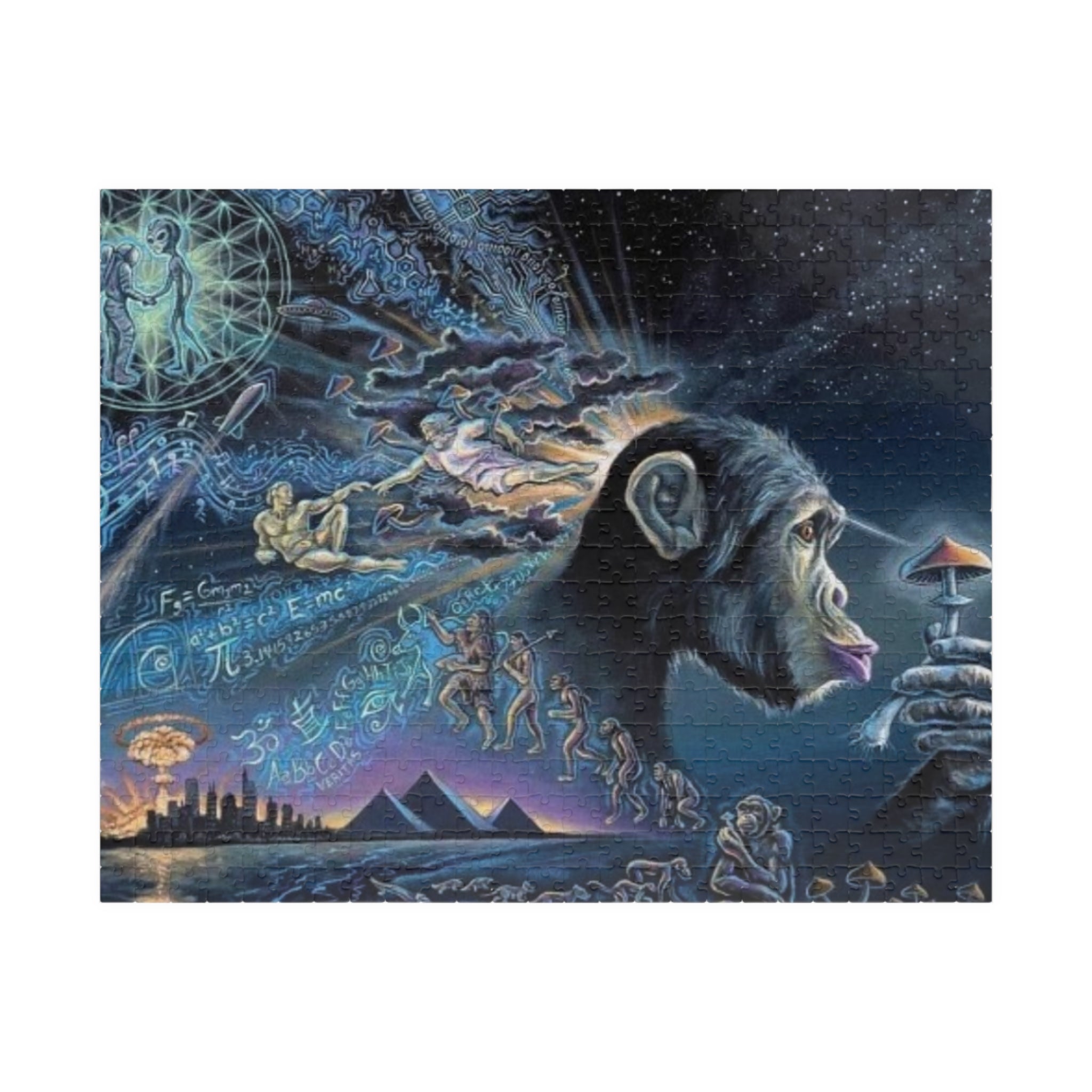 Surreal Chimp with Cocktail Puzzle | 520-1014 Piece Jigsaw