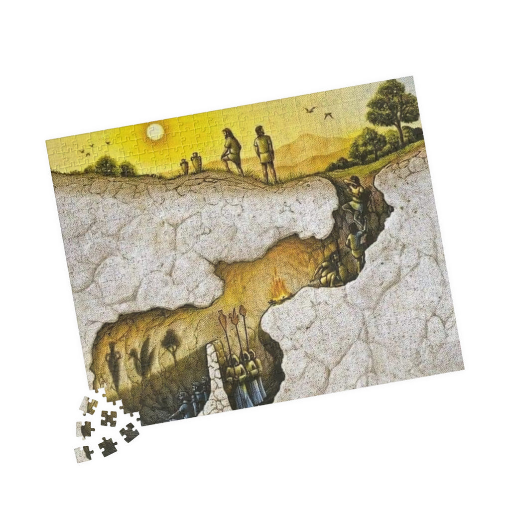Plato's Cave Allegory Puzzle 252-piece Puzzle | Artistic Landscape Jigsaw