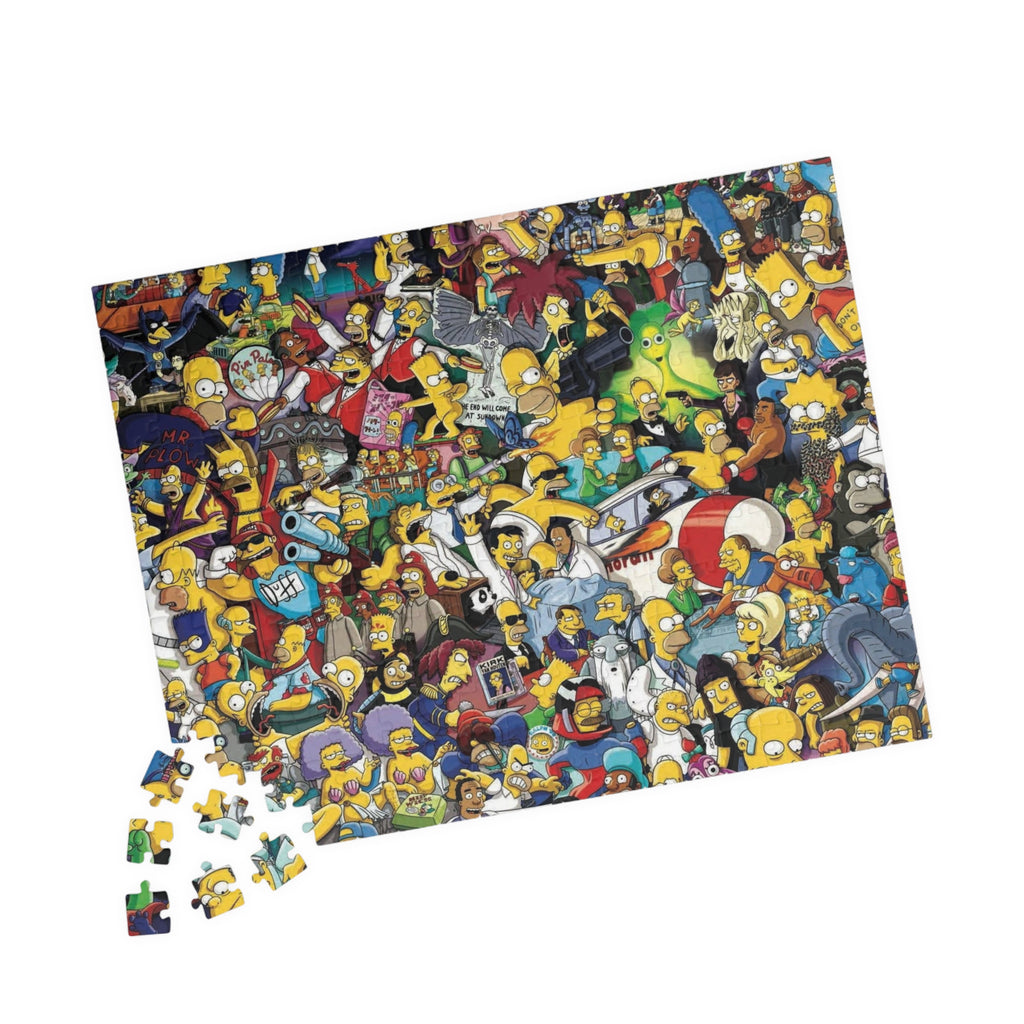 Simpsons Characters Collage Puzzle