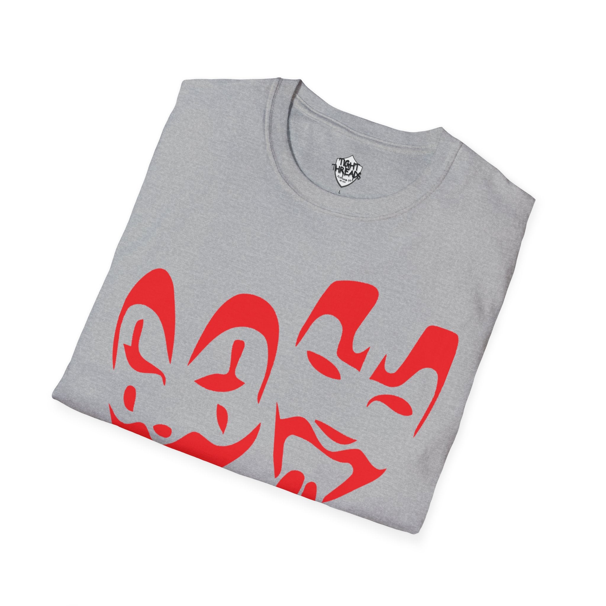 Red Juggalo Faces T-Shirt | Clown Theater Graphic