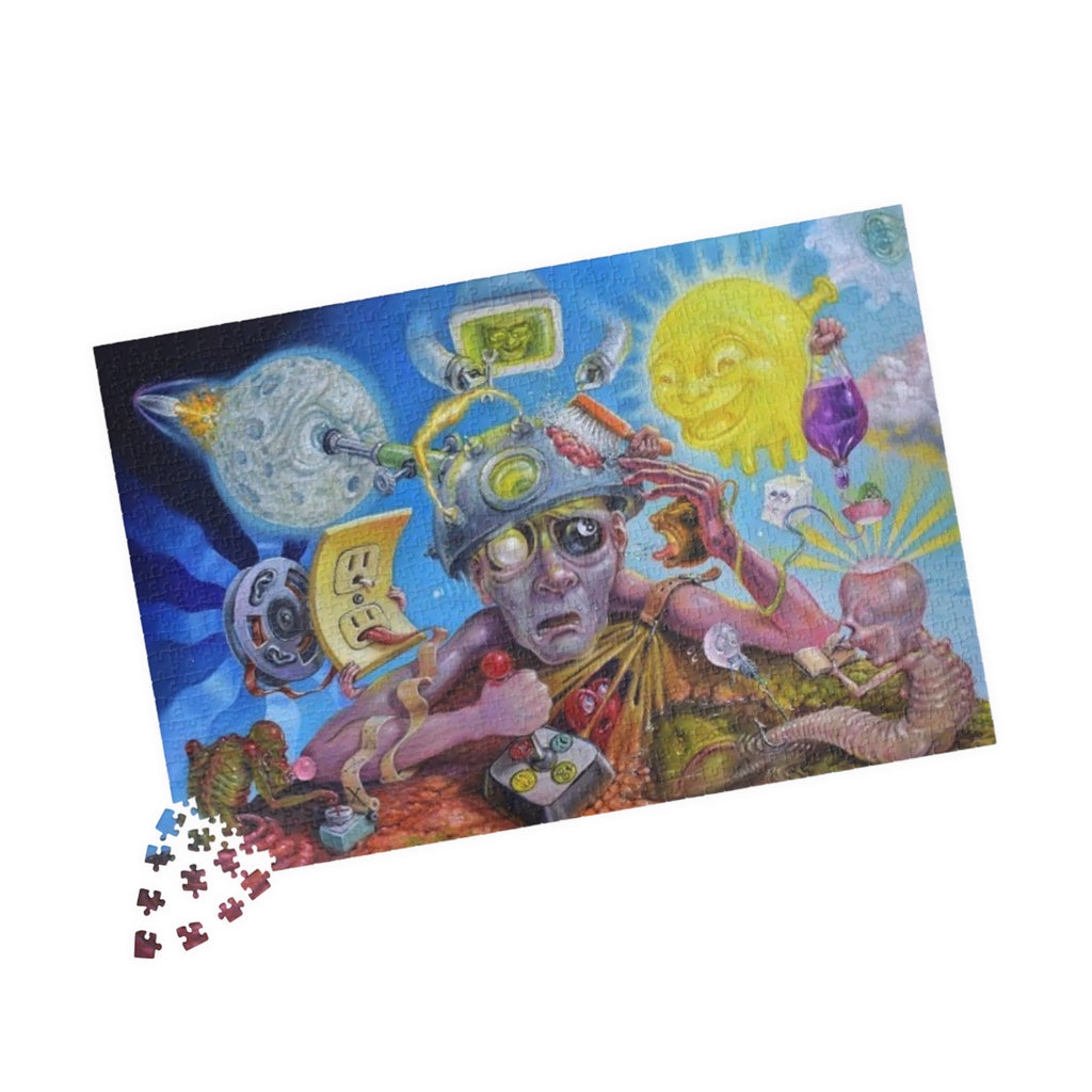Surreal Cosmic Collage Puzzle 520-piece