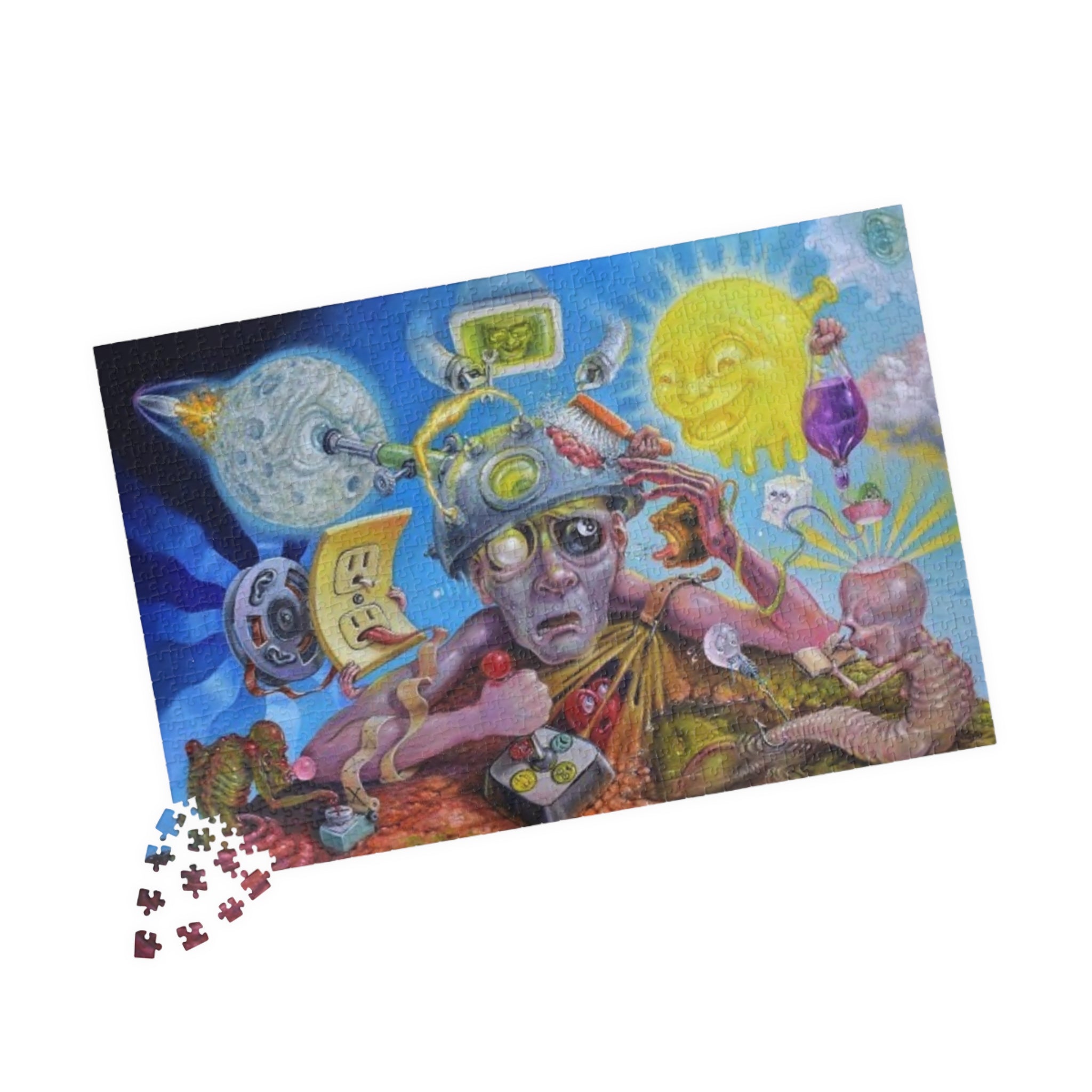 Surreal Cosmic Collage Puzzle 520-piece