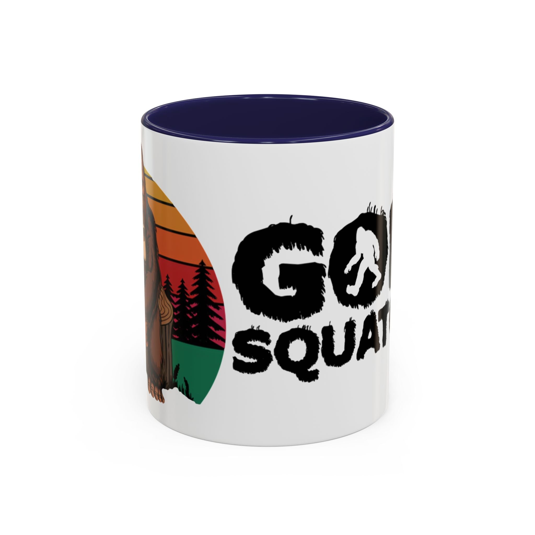 Gone Squatchin Bigfoot Coffee Mug | Accent 11oz 15oz
