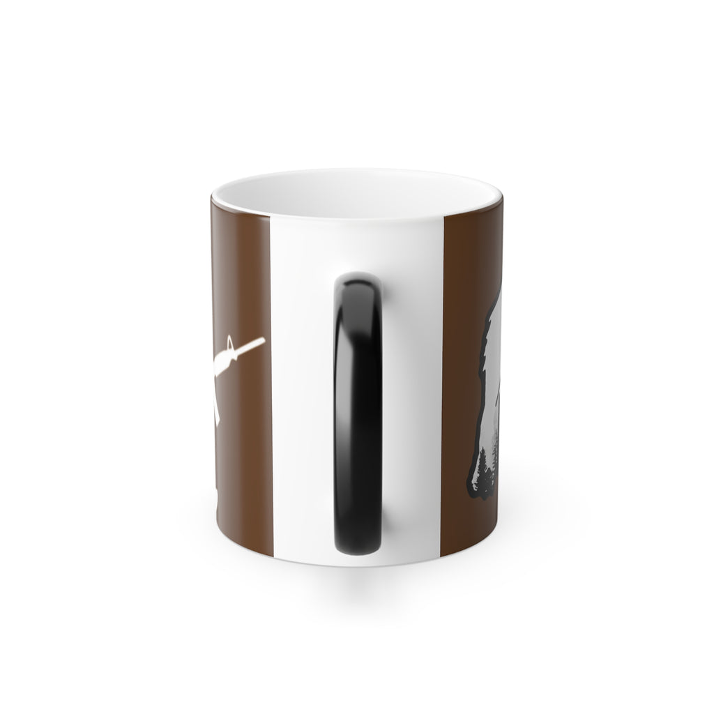 American Flag Gone Squatchin' Sasquatch Mug | Color Morphing 11oz