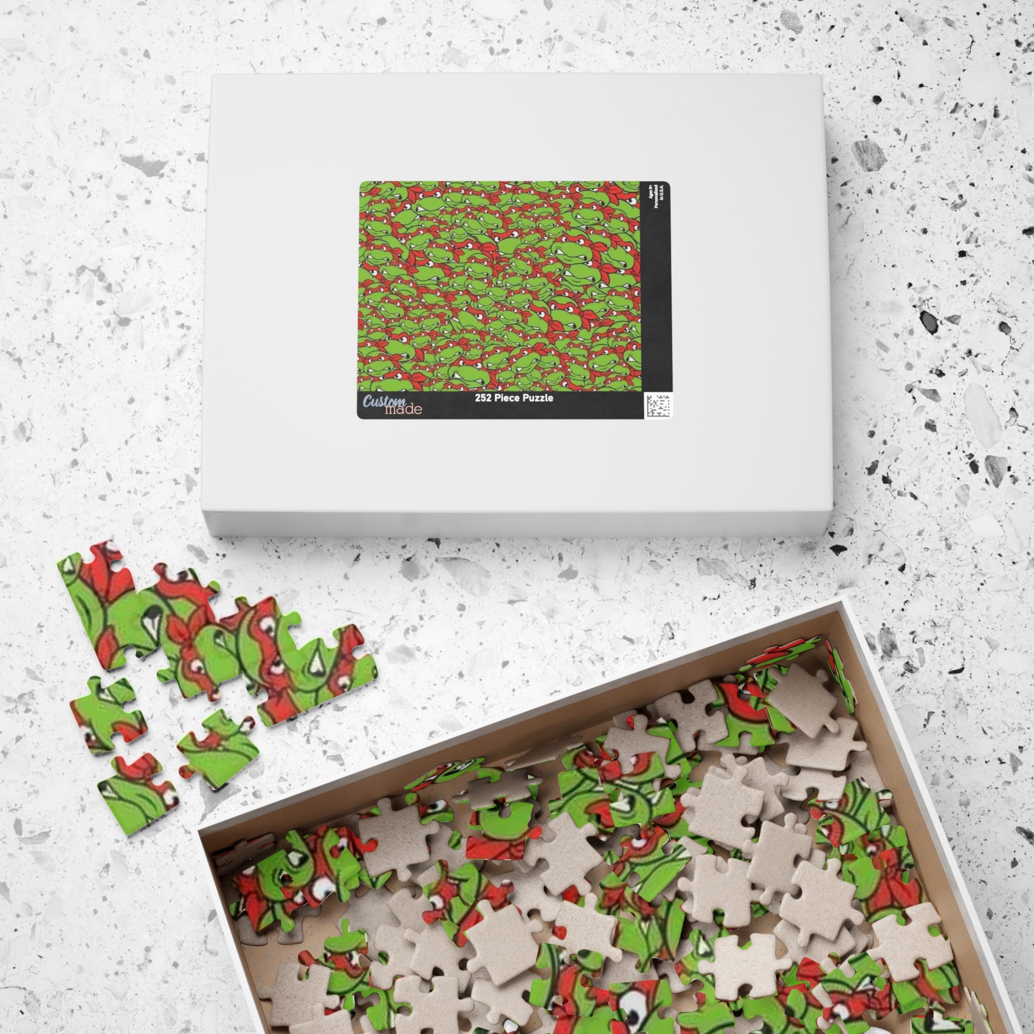 Find the Smiling Raphael Puzzle, Teenage Mutant Ninja Turtles Pattern 110-1014 pc