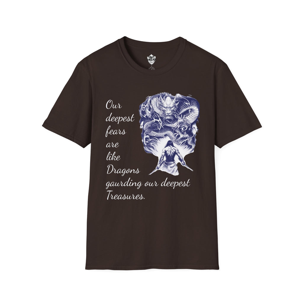 Unisex T-Shirt, Inner Alchemy, Dragon Quote Tee, Graphic Tee, Spiritual Shirt, Inspirational Clothing