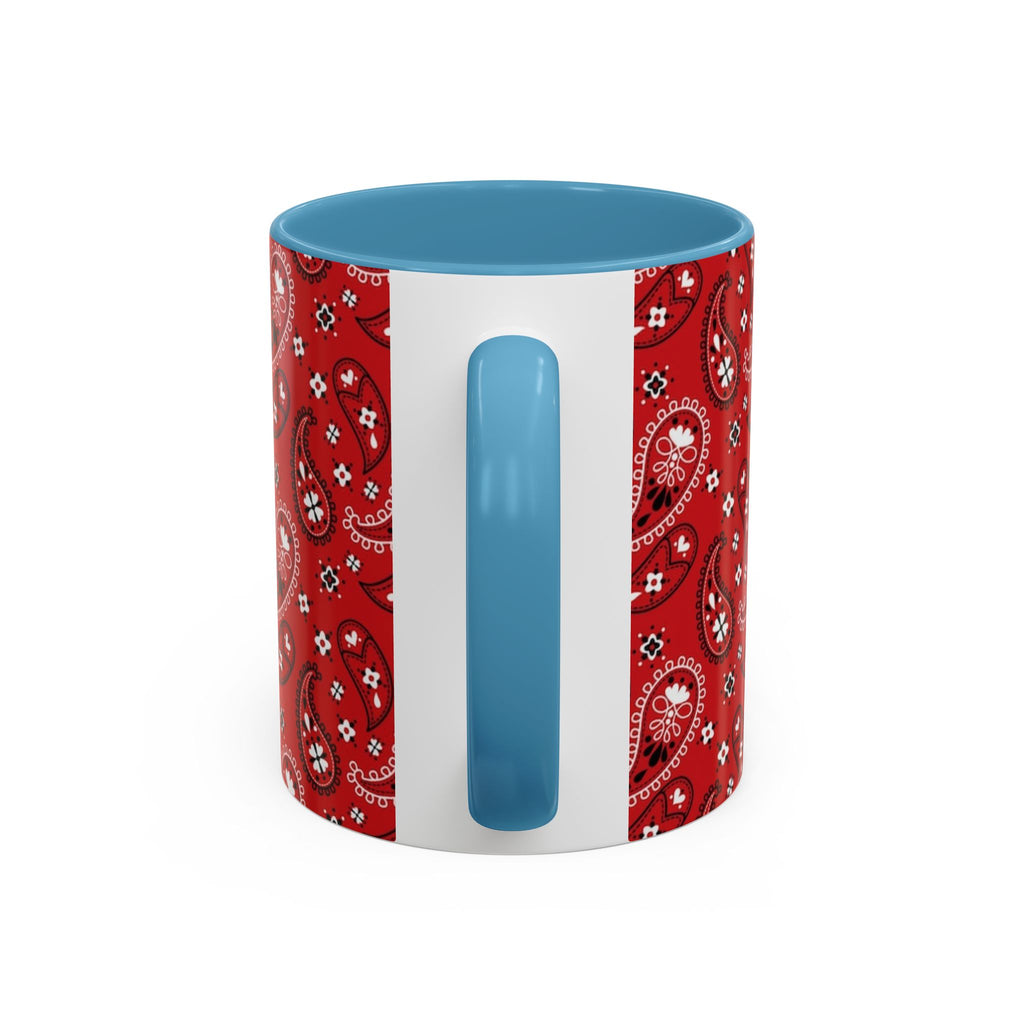 Cool Beans Mug | Red Bandana Coffee Cup, Hip-Hop Bean Graphic 11oz 15oz