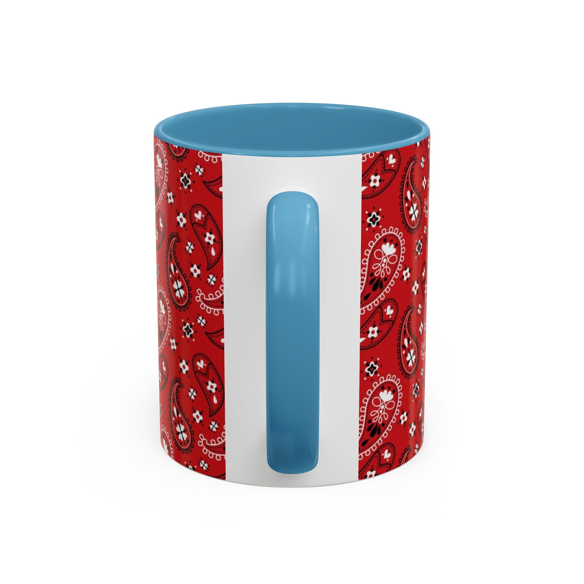Cool Beans Mug | Red Bandana Coffee Cup, Hip-Hop Bean Graphic 11oz 15oz