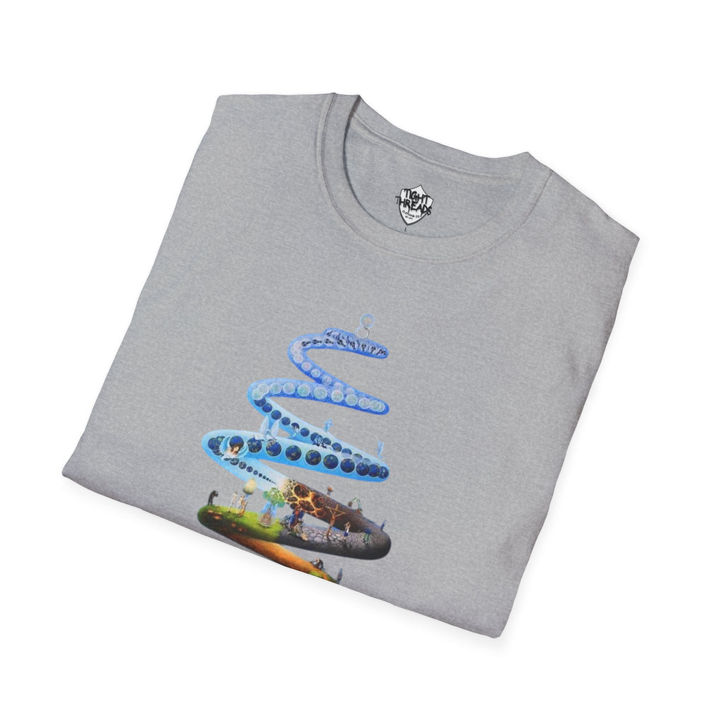 Spiral Life Unisex T-Shirt - Inspirational Design for Nature Lovers, Gift for Birthdays, Earth Day, Chill Vibes, Casual Wear, Graphic Tee