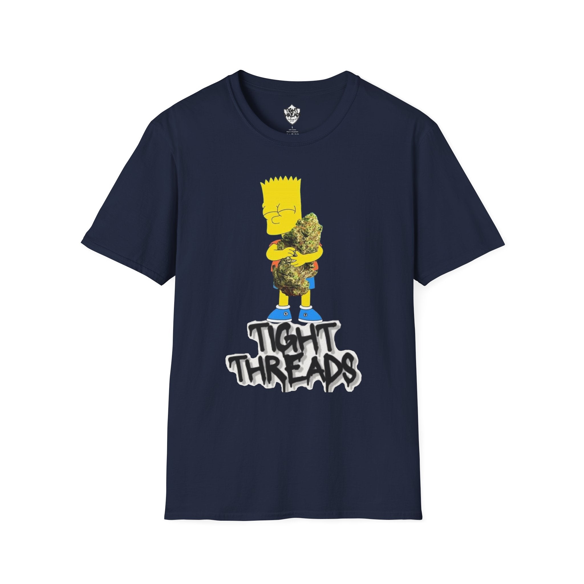Bart Simpson and his Bud Graphic Tee, Casual Unisex T-Shirt for Everyday Wear, Perfect Gift for Fans, Outdoor Fun, Summer Style