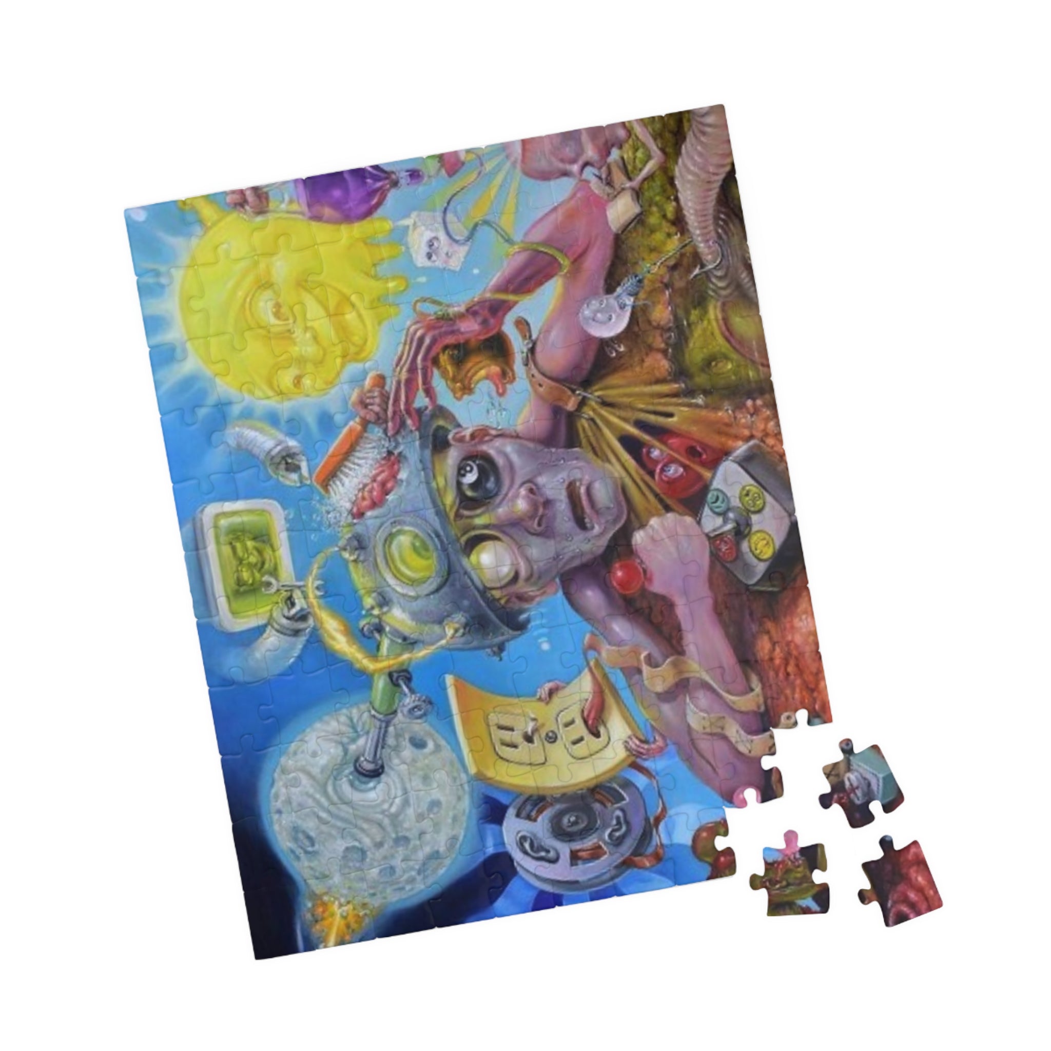 Surreal Cosmic Collage Puzzle 520-piece