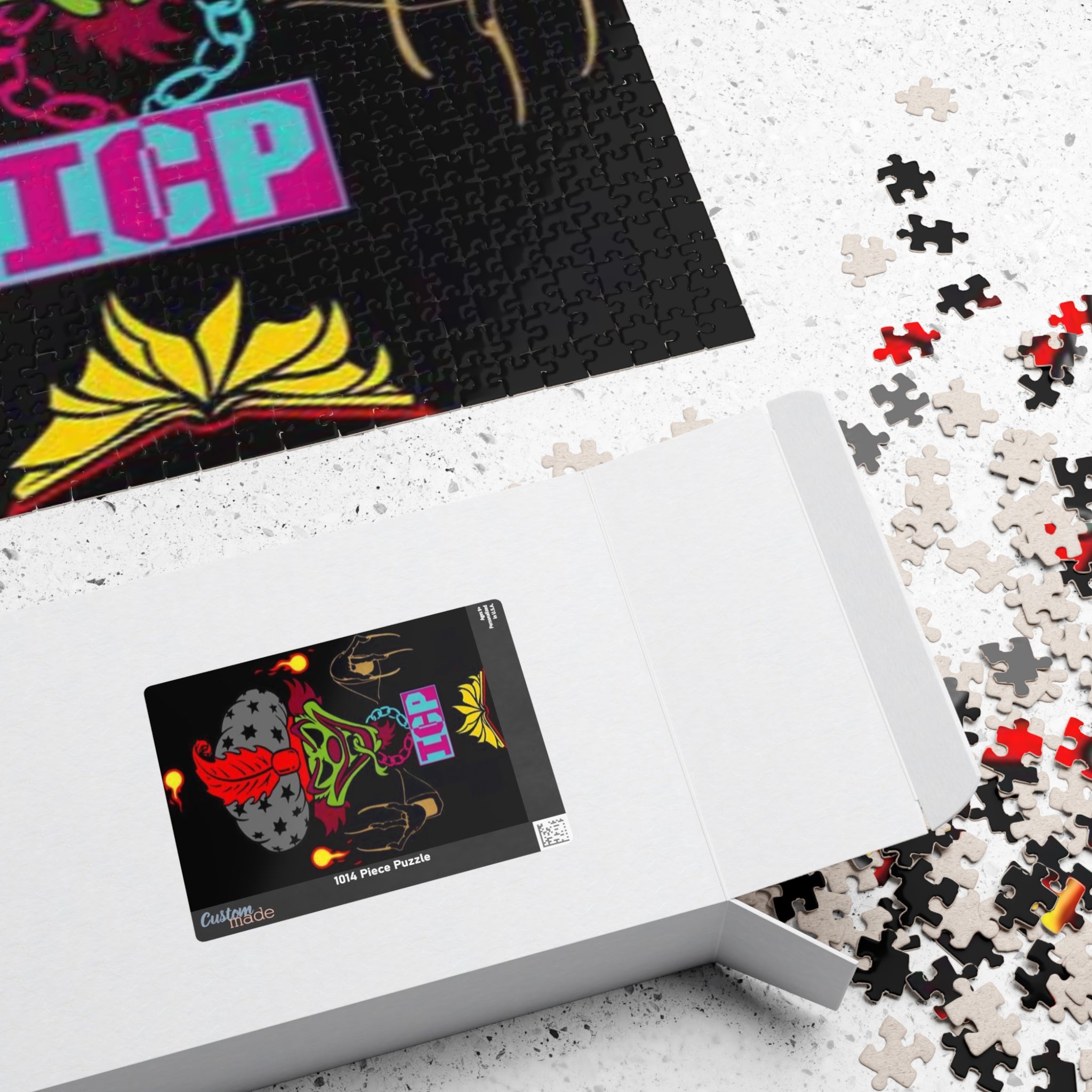 OG 6 Joker Card Merge ICP Juggalo Puzzle | 520-Piece Colorful Horror Jigsaw