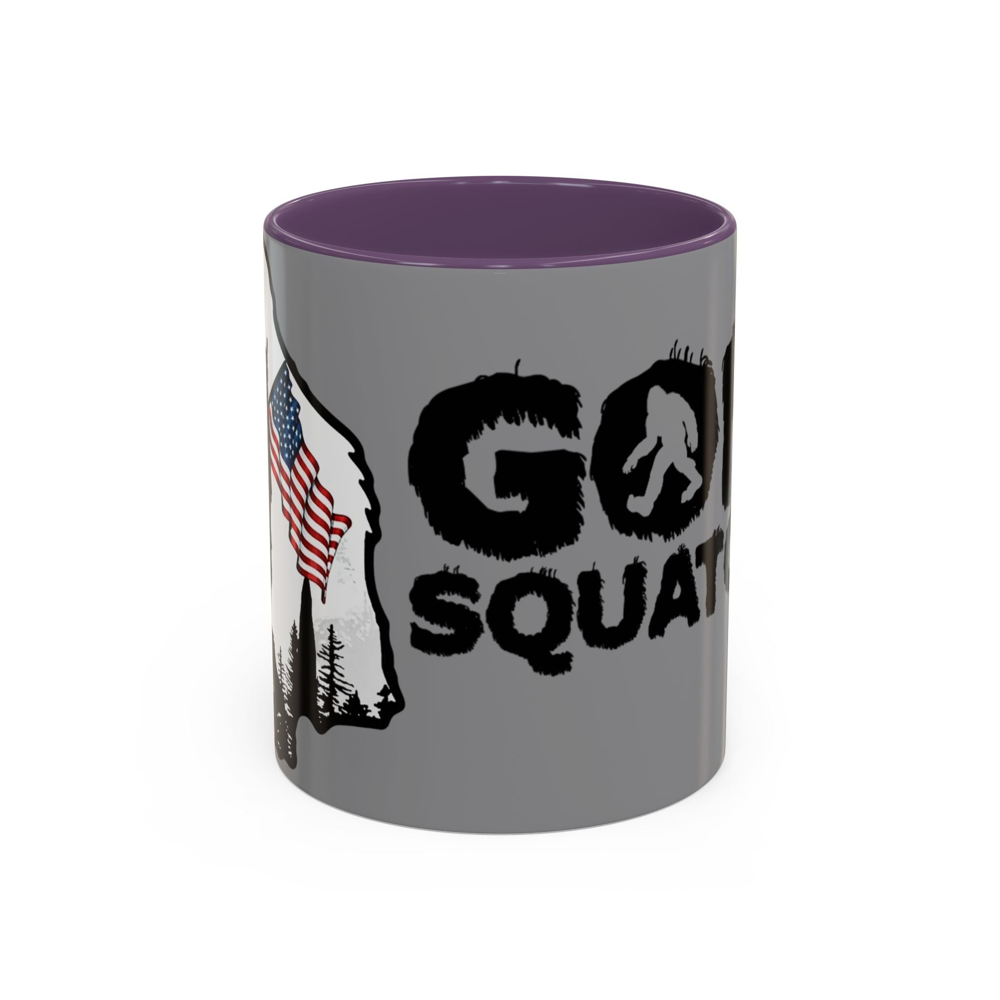 Gone Squatchin Patriotic Bigfoot Mug | Accent Coffee Mug