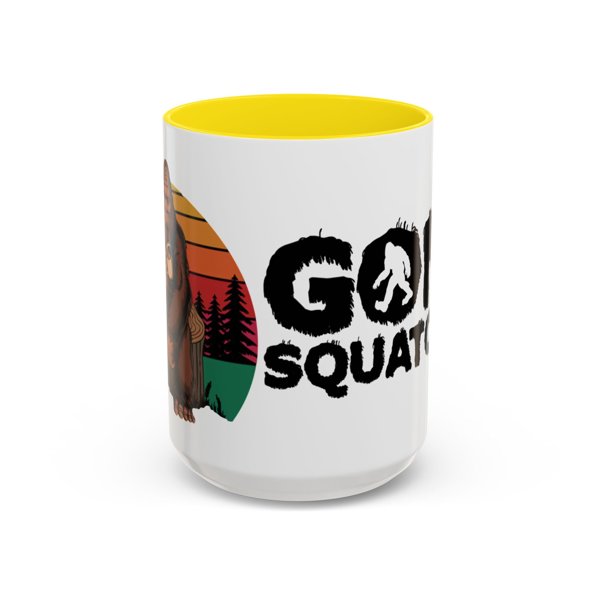 Gone Squatchin Bigfoot Coffee Mug | Accent 11oz 15oz