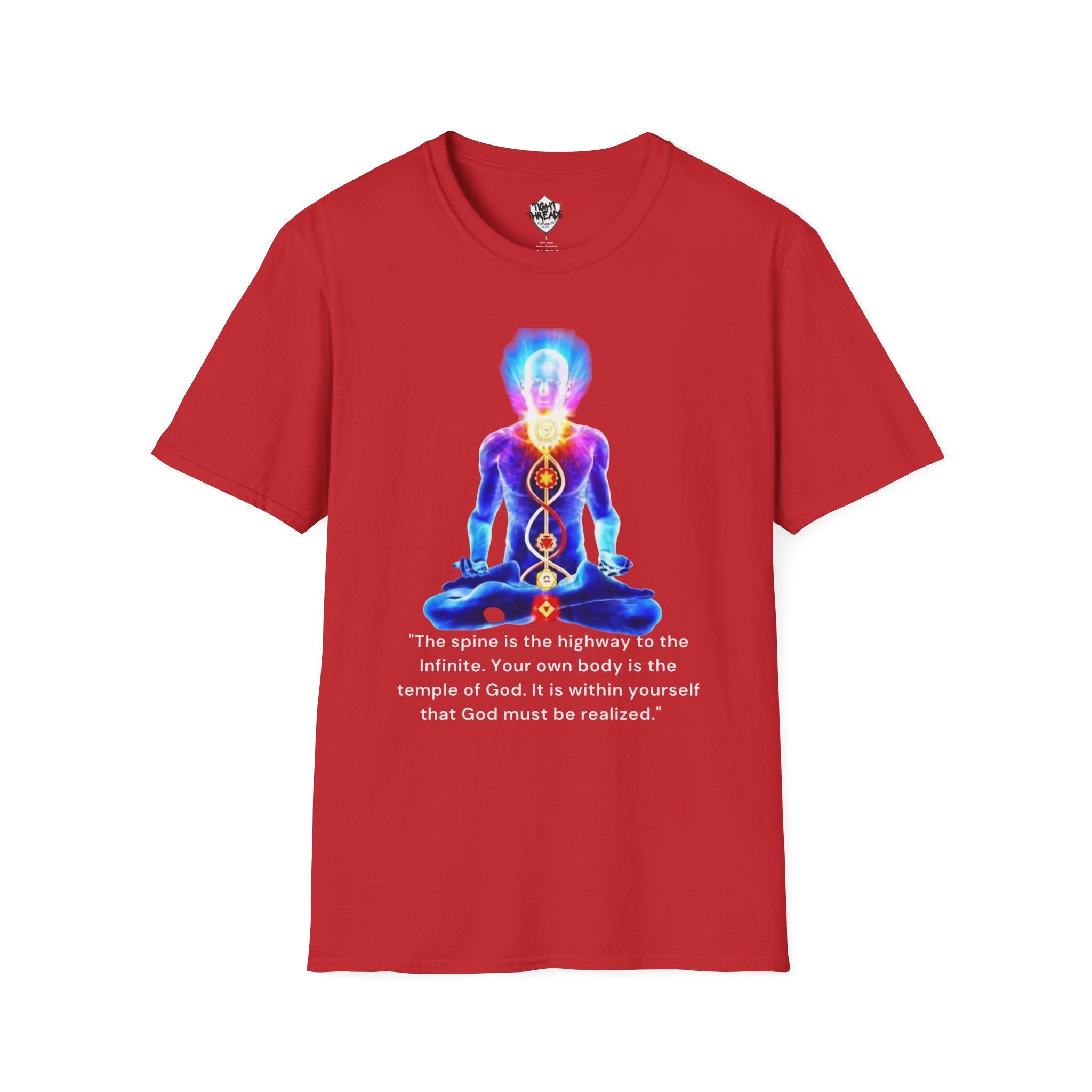Meditation Inspired Unisex T-Shirt, Spiritual Apparel, Mindfulness Gift, Yoga Wear, Chakra Healing Top