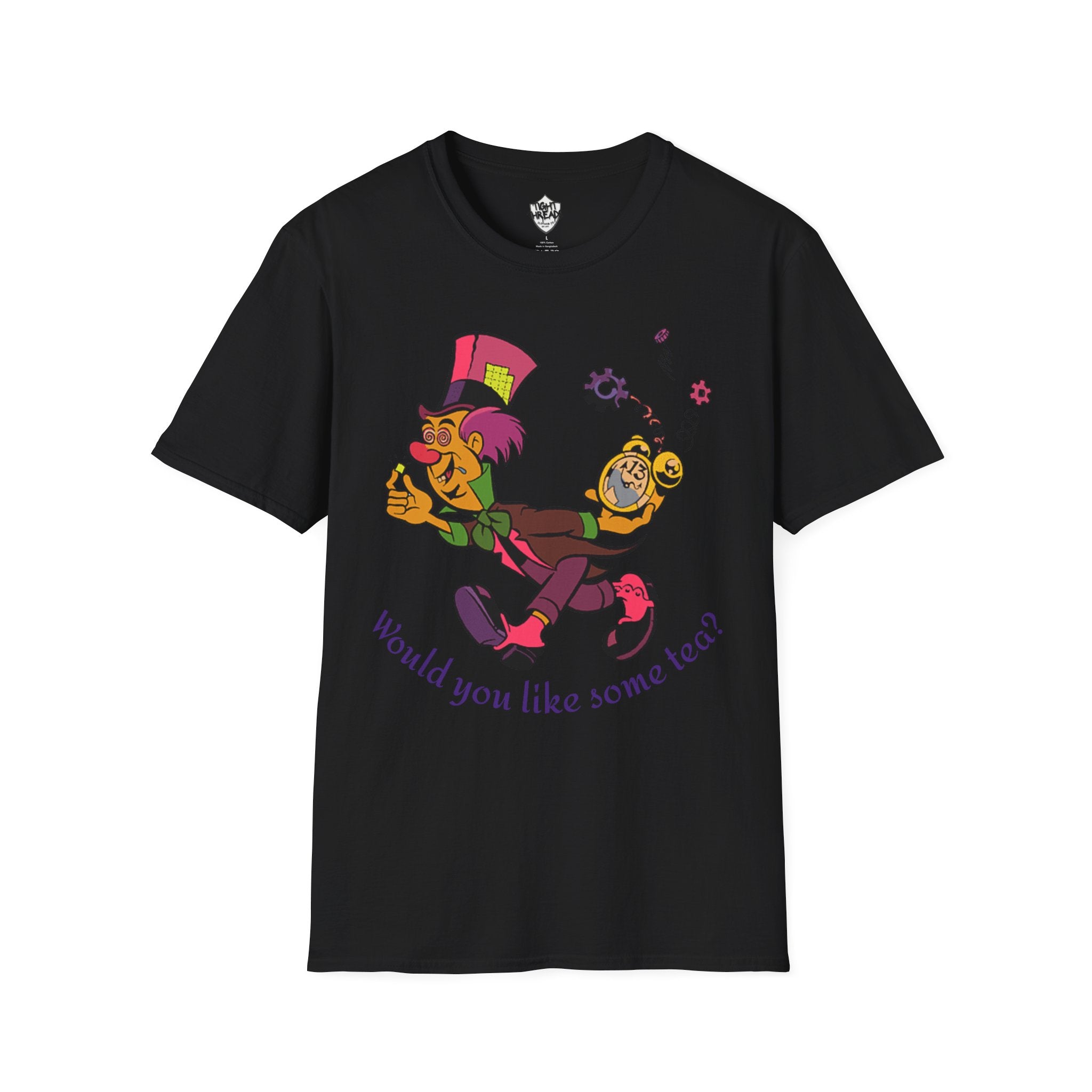Mad Hatter Tea Party T-Shirt, Alice in Wonderland Shirt, Fun Unisex Tee, Playful Gift for Fans, Casual Wear