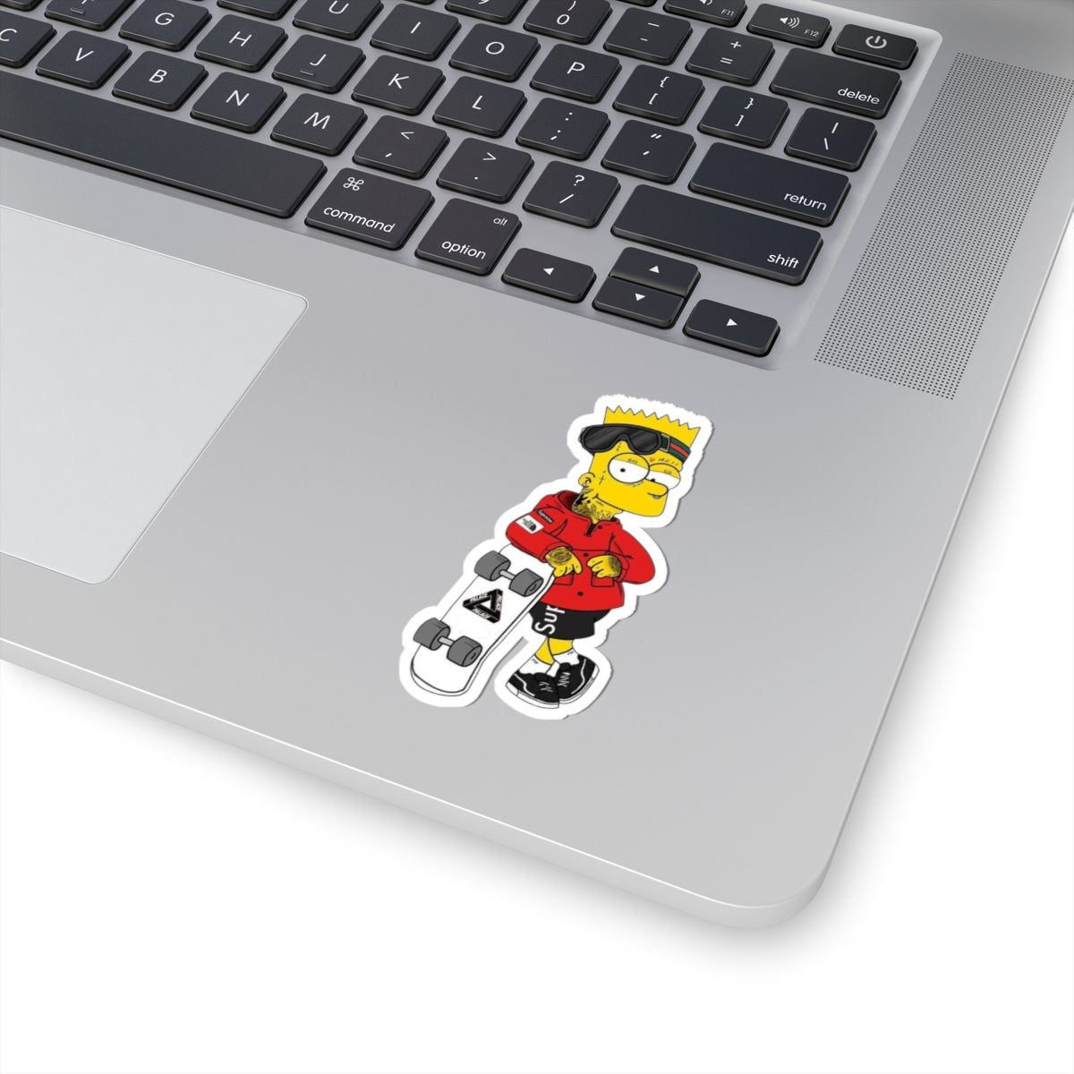 Skater Bart Simpson Character Sticker | Kiss-Cut Sticker