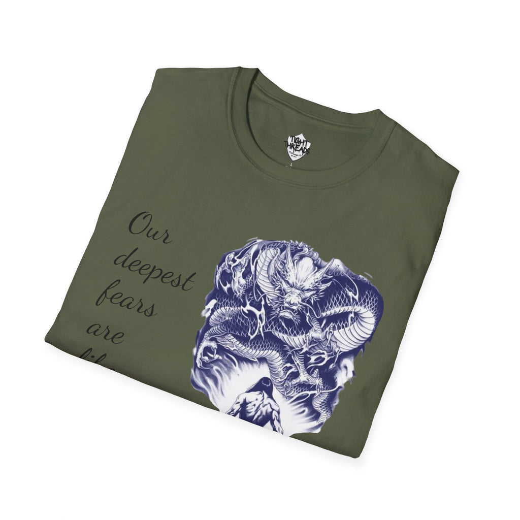 Unisex T-Shirt, Inner Alchemy, Dragon Quote Tee, Graphic Tee, Spiritual Shirt, Inspirational Clothing